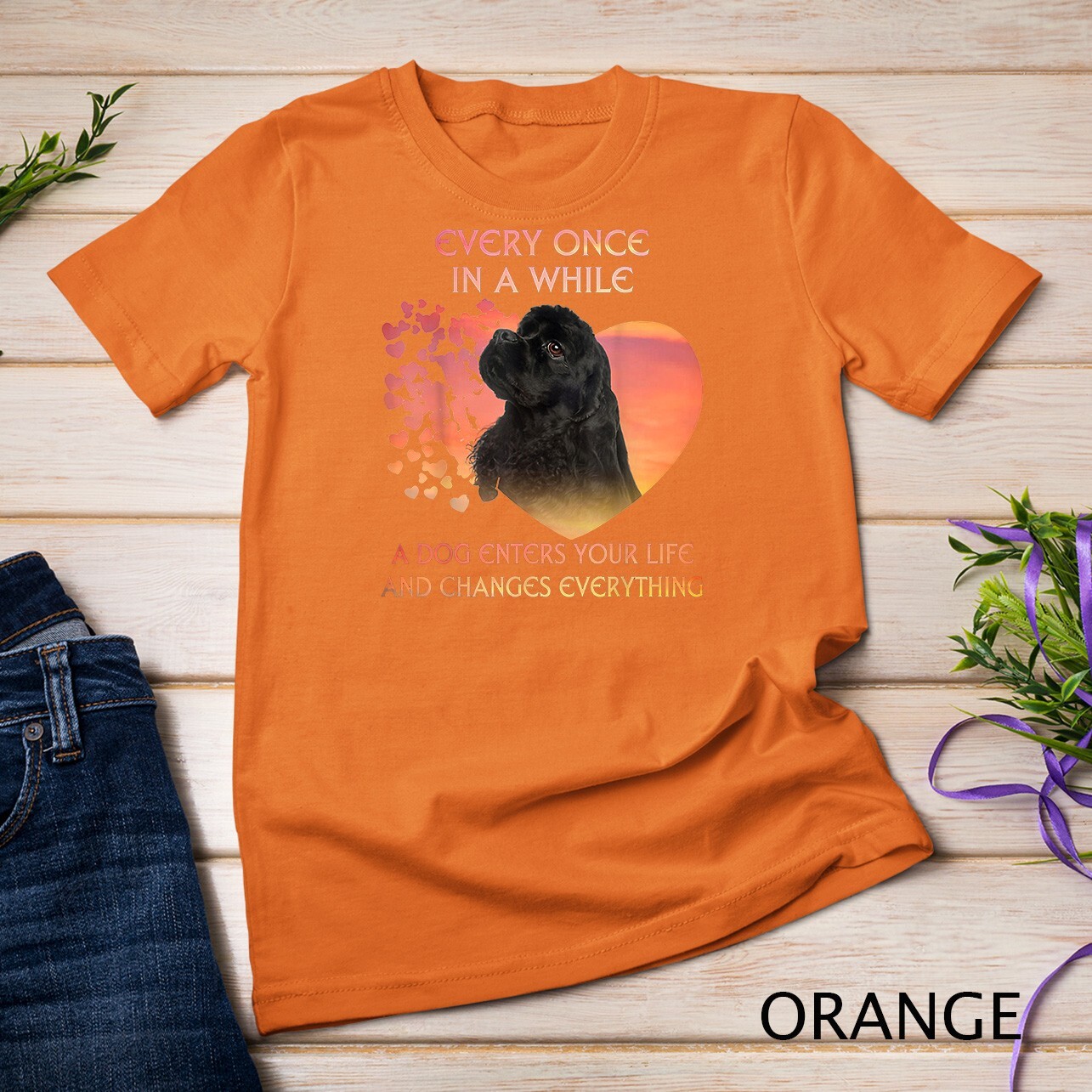 Every Once In A While American Cocker Spaniel T-Shirt Unisex T-shirt