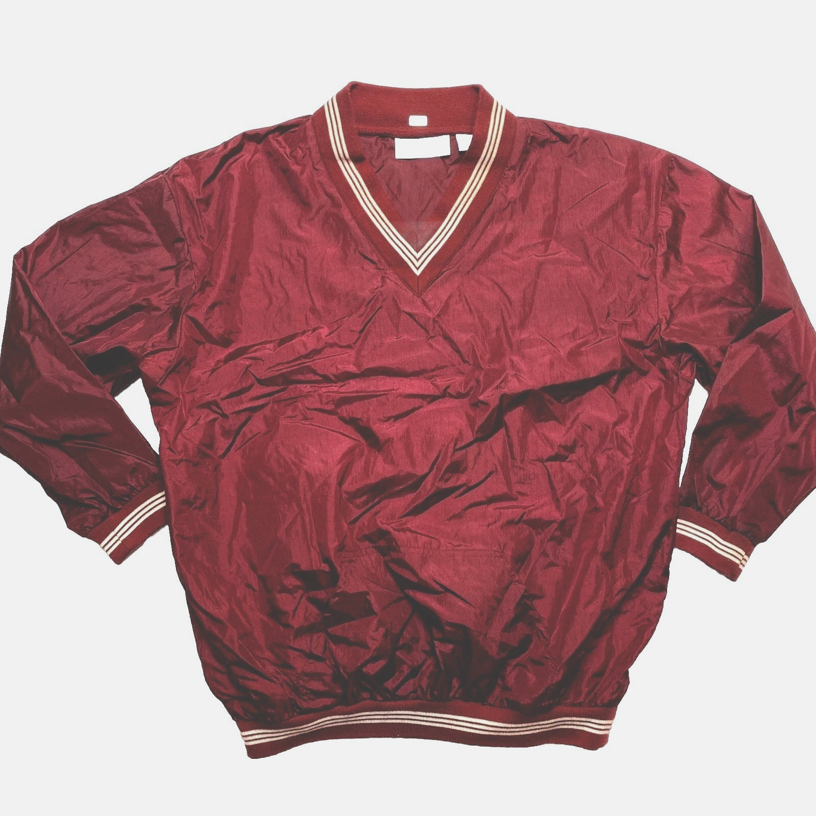 Premier International Jacket Mens XL Red Cricket Warm Up Nylon Pullover