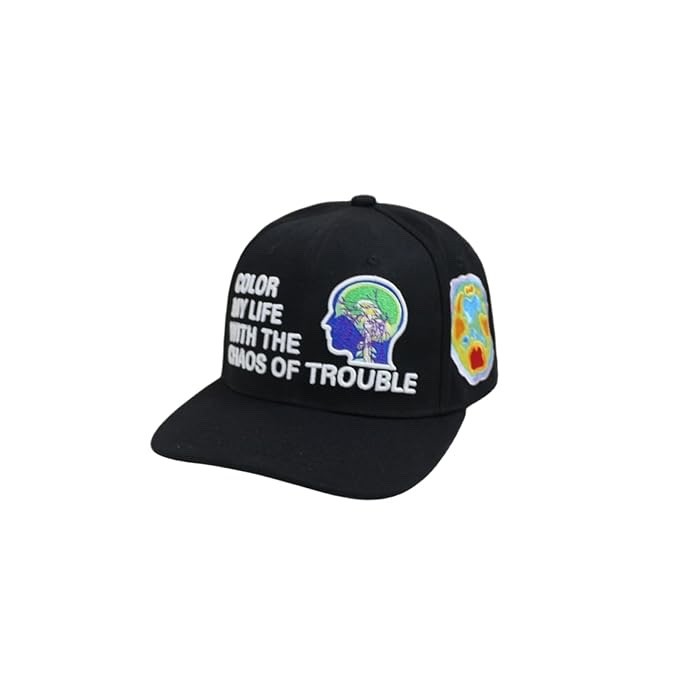 New – 1 PACK Brain Embroidered Baseball Cap, Adjustable Cotton Hat for Men Women