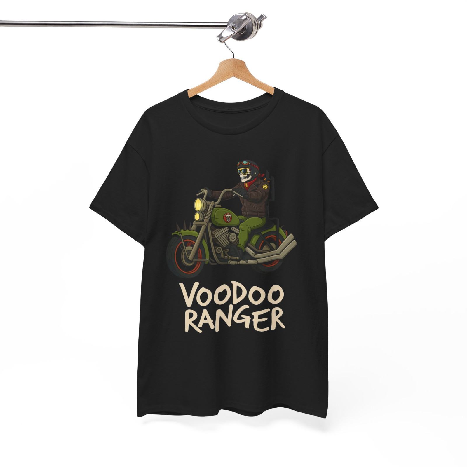 Voodoo Ranger Motorcycle Enthusiast Rider Graphic Top T-Shirt