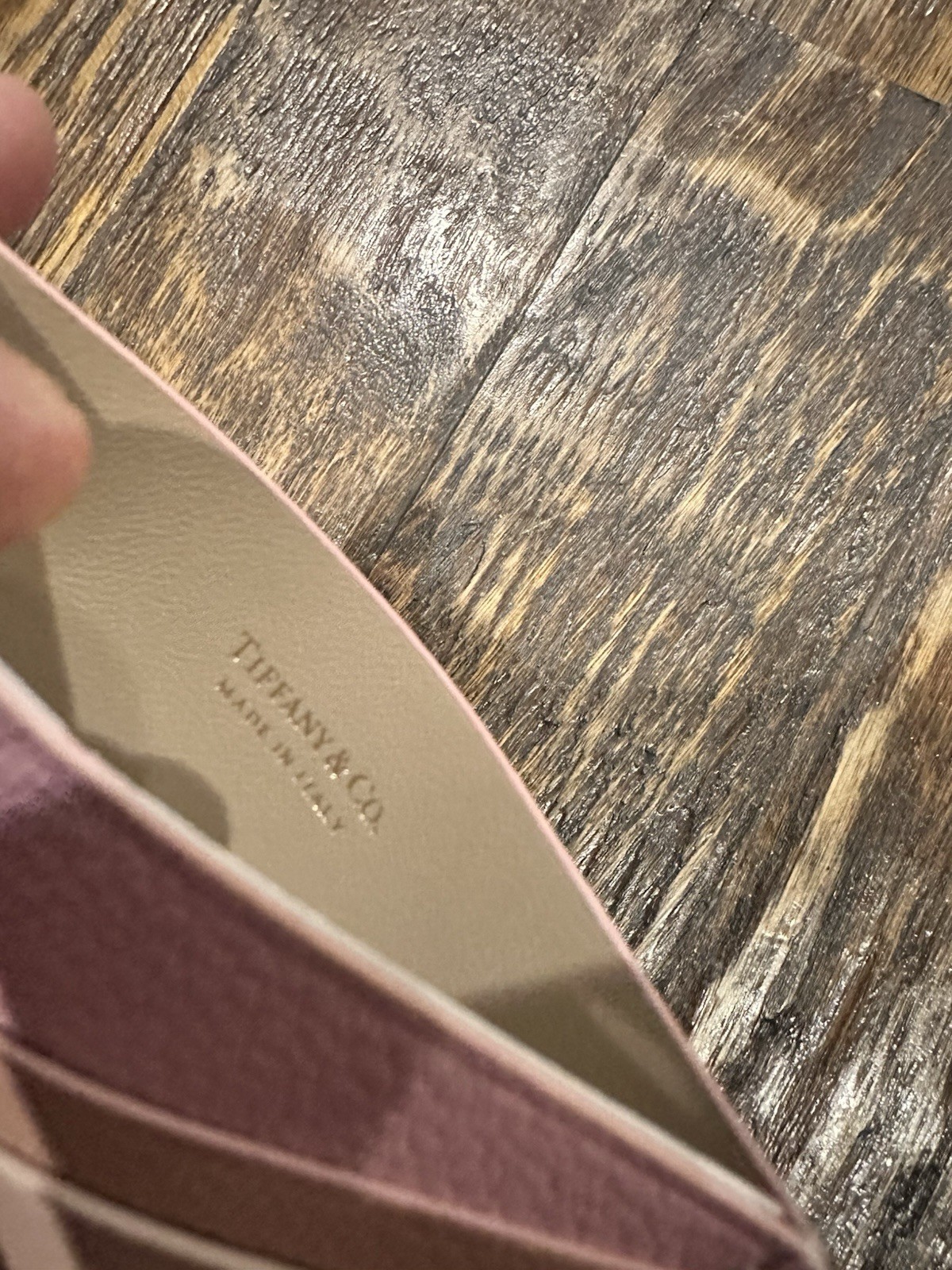 NEW Viral Tiffany & Co Pink Card Holder Wallet