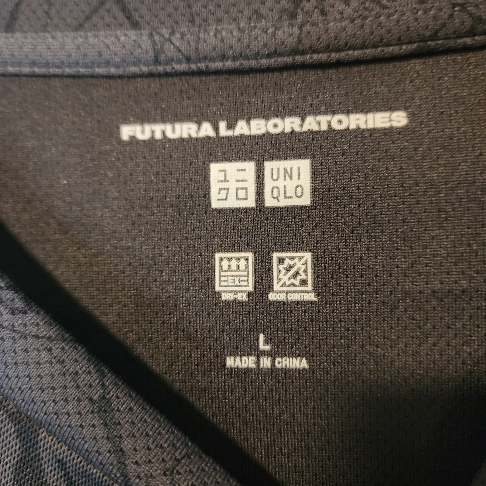 Futura Laboratories Print Functionality T-Shirt Black Japan UNI QLO Mens Sz L
