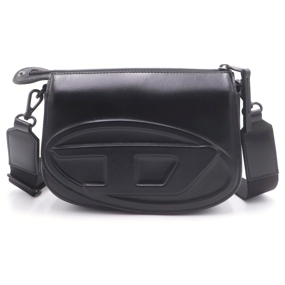 DIESEL 1DR CAMERA BAG Leather Shoulder Black X10223R818 Used e8902ace4dbf73e552c