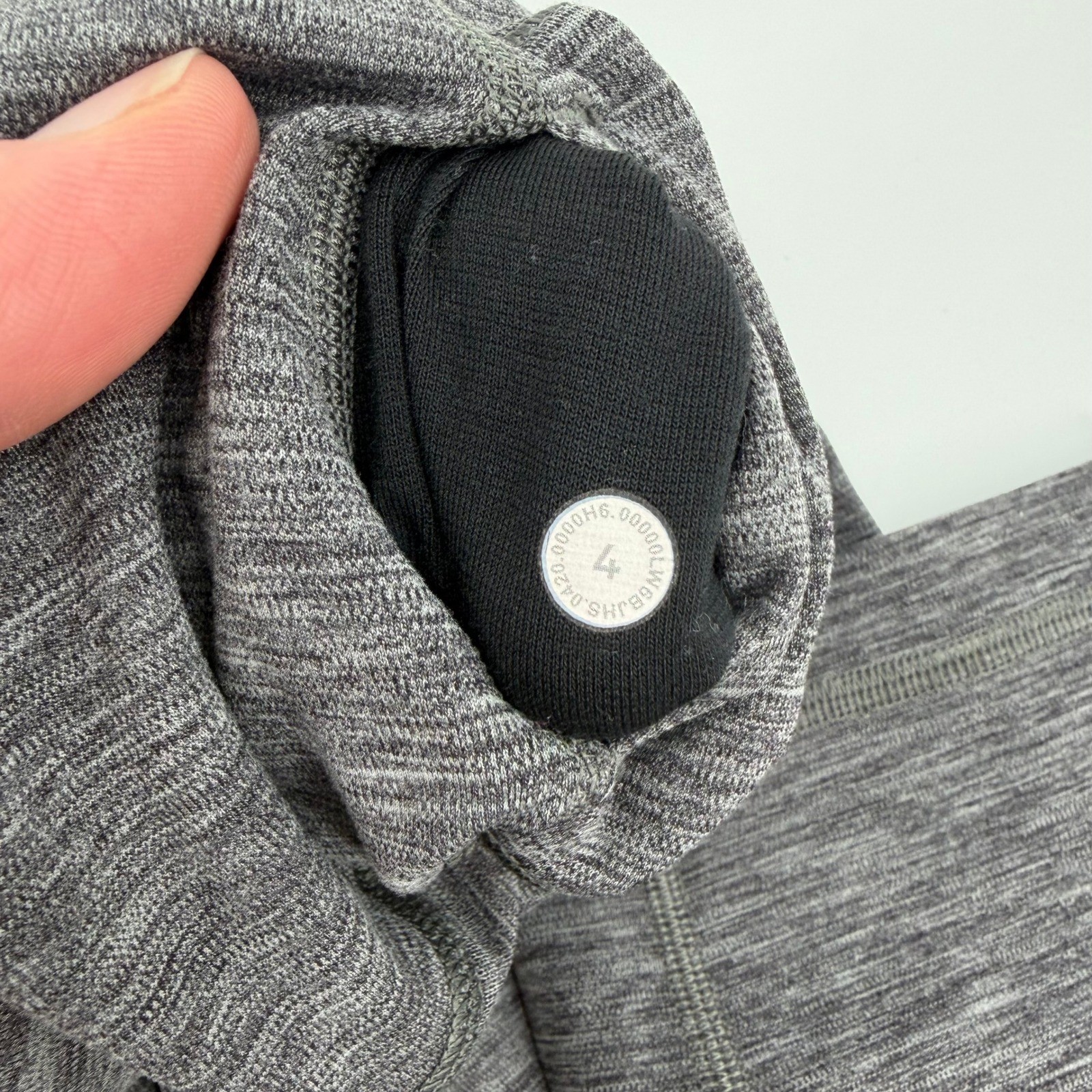 Lululemon Align High Rise Crop Leggings Heathered Grey Size 4