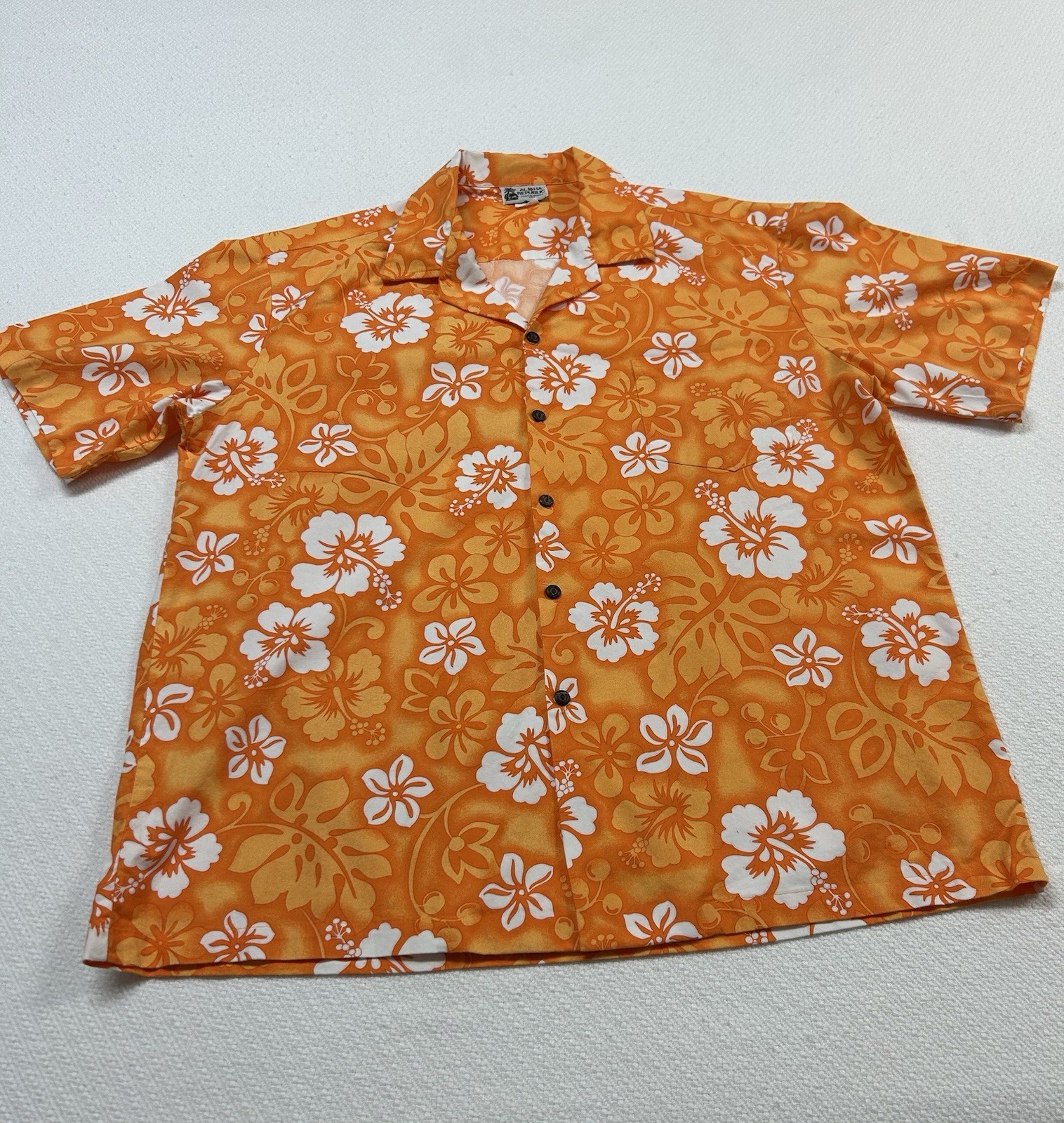 Aloha Republic Hawaiian Shirt. 2X. Measurements In Pictures. Short Sleeved