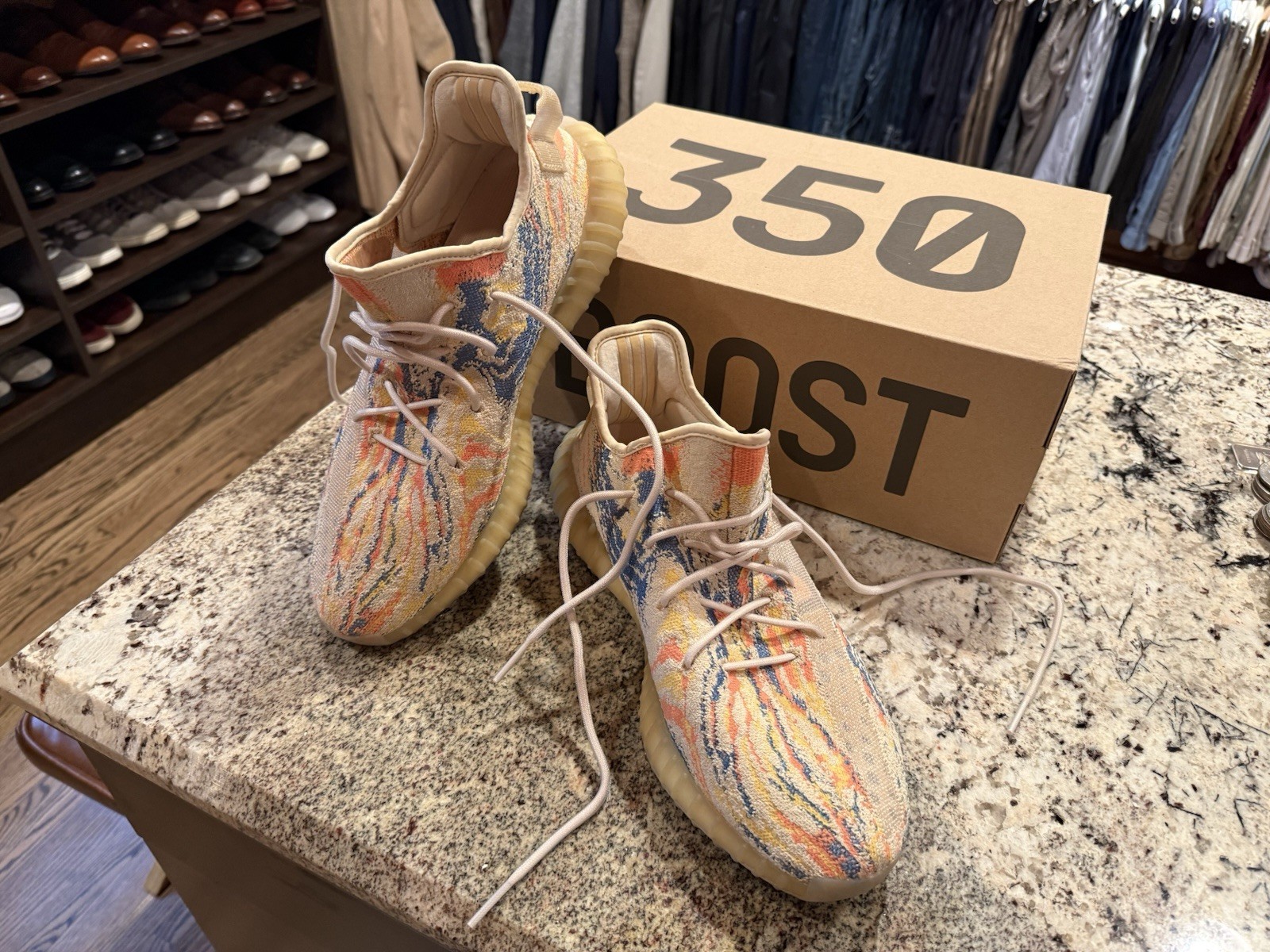 adidas Yeezy Boost 350 V2 MX OAT GW3773 Men’s Low Top Multicolor Sneaker
