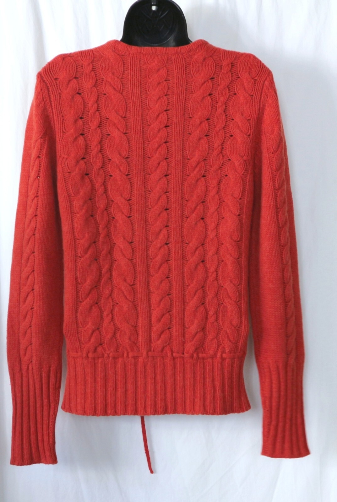 MARIELE WAITHE RndNck Spice Cashmere Bobble Swtr 34 In Chst 24.5 In Lng Sz M EXC