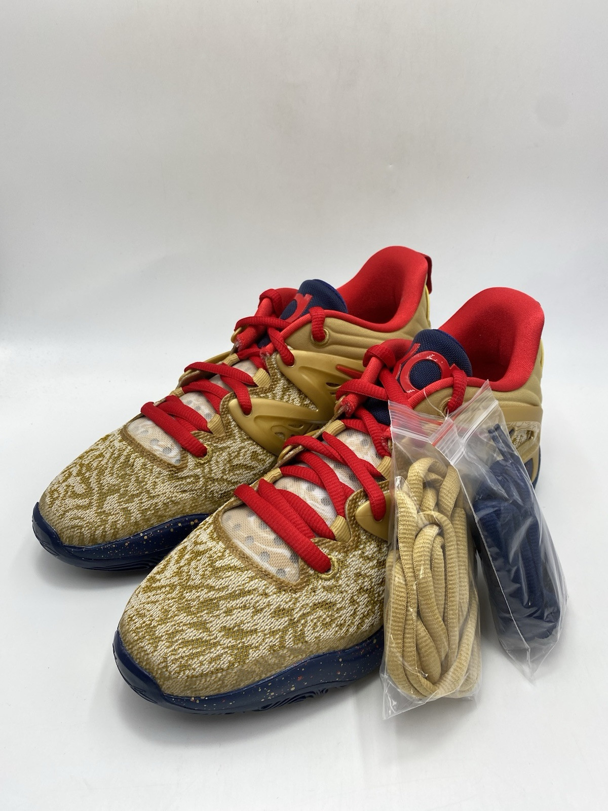 Nike KD15 Metallic Gold Midnight Navy Red (DC1975 700) Men’s Sz 10/Wmns 11.5