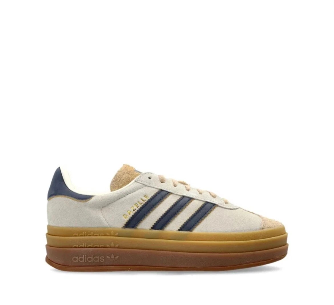 SIZE 9.5 WOMENS – NEW Adidas Women’s Gazelle ‘Cream Black Gum’ – JS3892