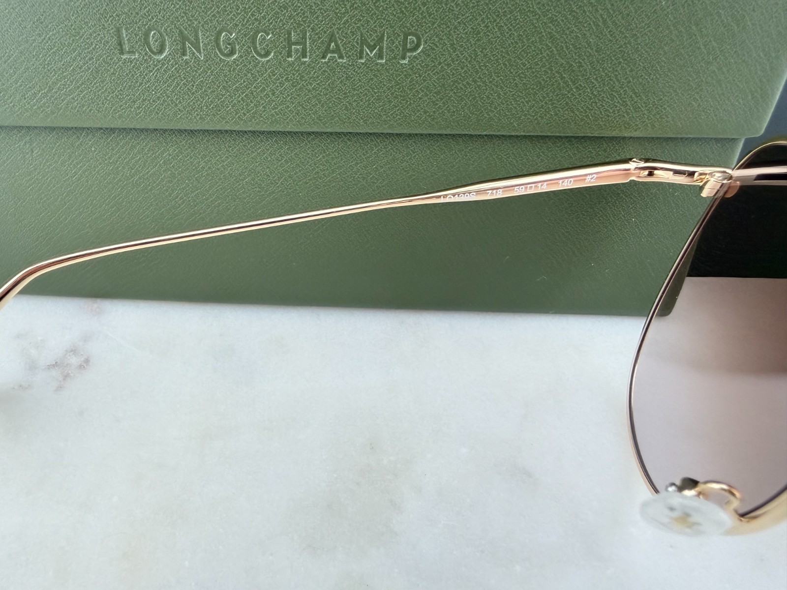 Longchamp LO1030S 718 Aviator Sunglasses