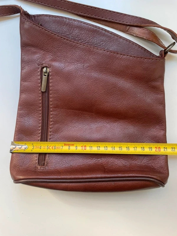 Dark brown leather saddle bag elegant minimalist crossbody bag
