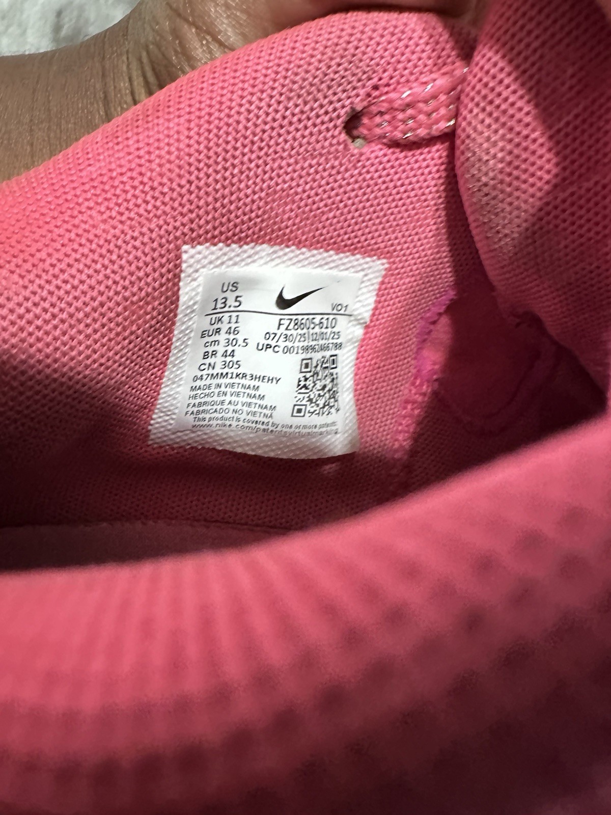Nike A’One ‘Warning Label’ Basketball Shoes