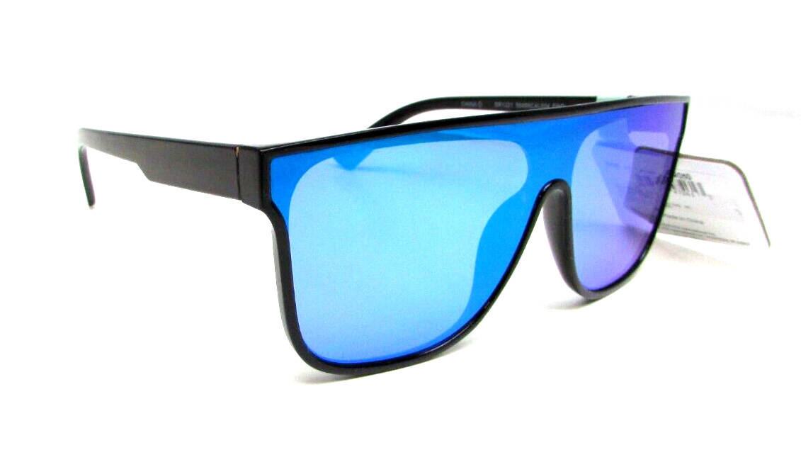 CALIBLUE Black Mirrored Sunglasses 59495CAL004 FWG 100% UV Protection