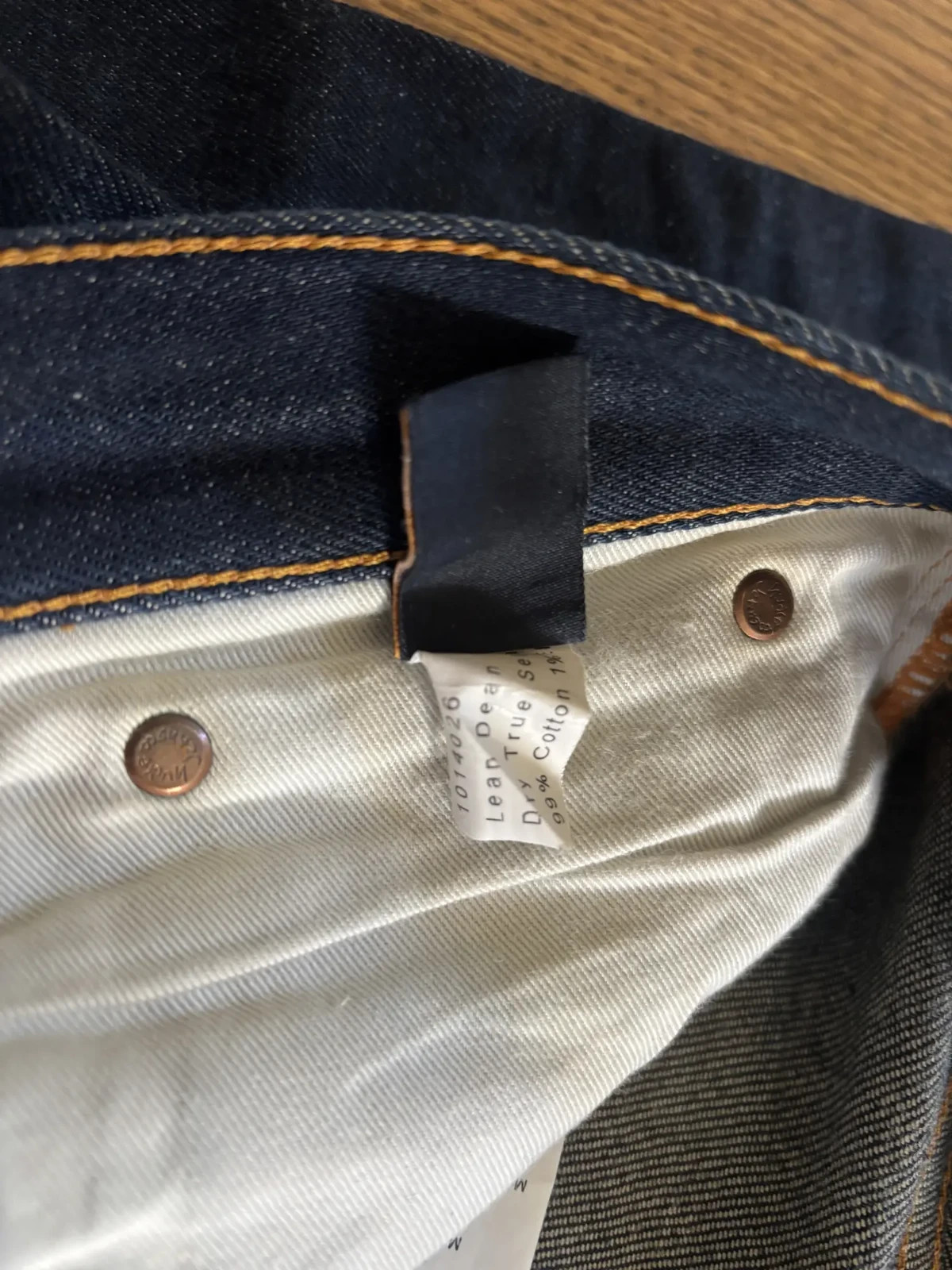 Nudie Jeans Lean Dean Dry True Selvage 33×32