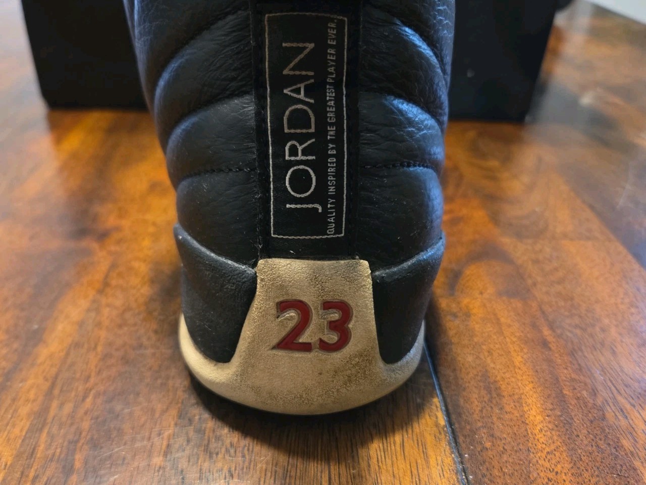 Air Jordan 12 Retro Playoff 2022 Black White CT8013-006 Mens 9 Replacement Box