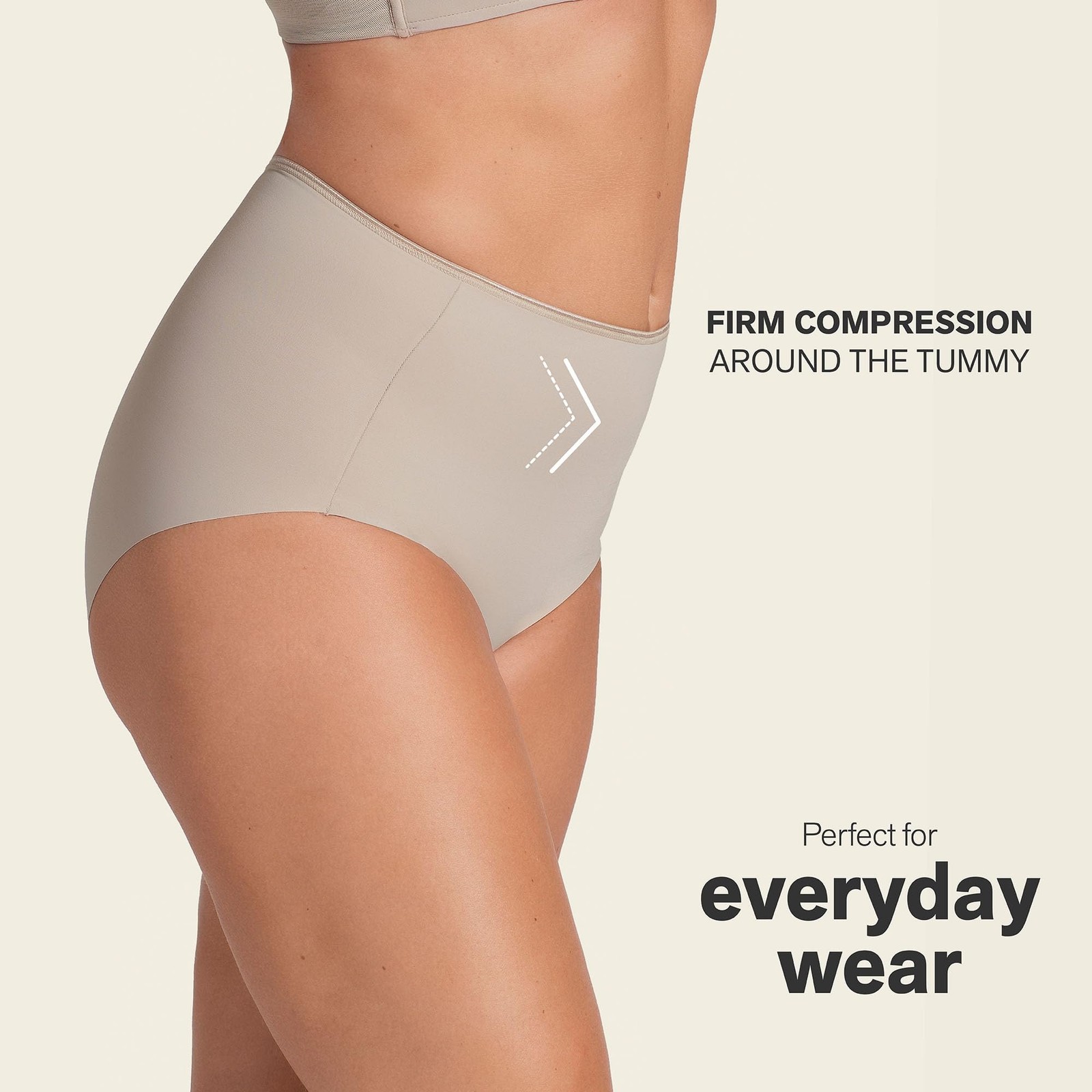 Leonisa Women’s Seamless High Waisted Hipster for Women No Show Underwear New