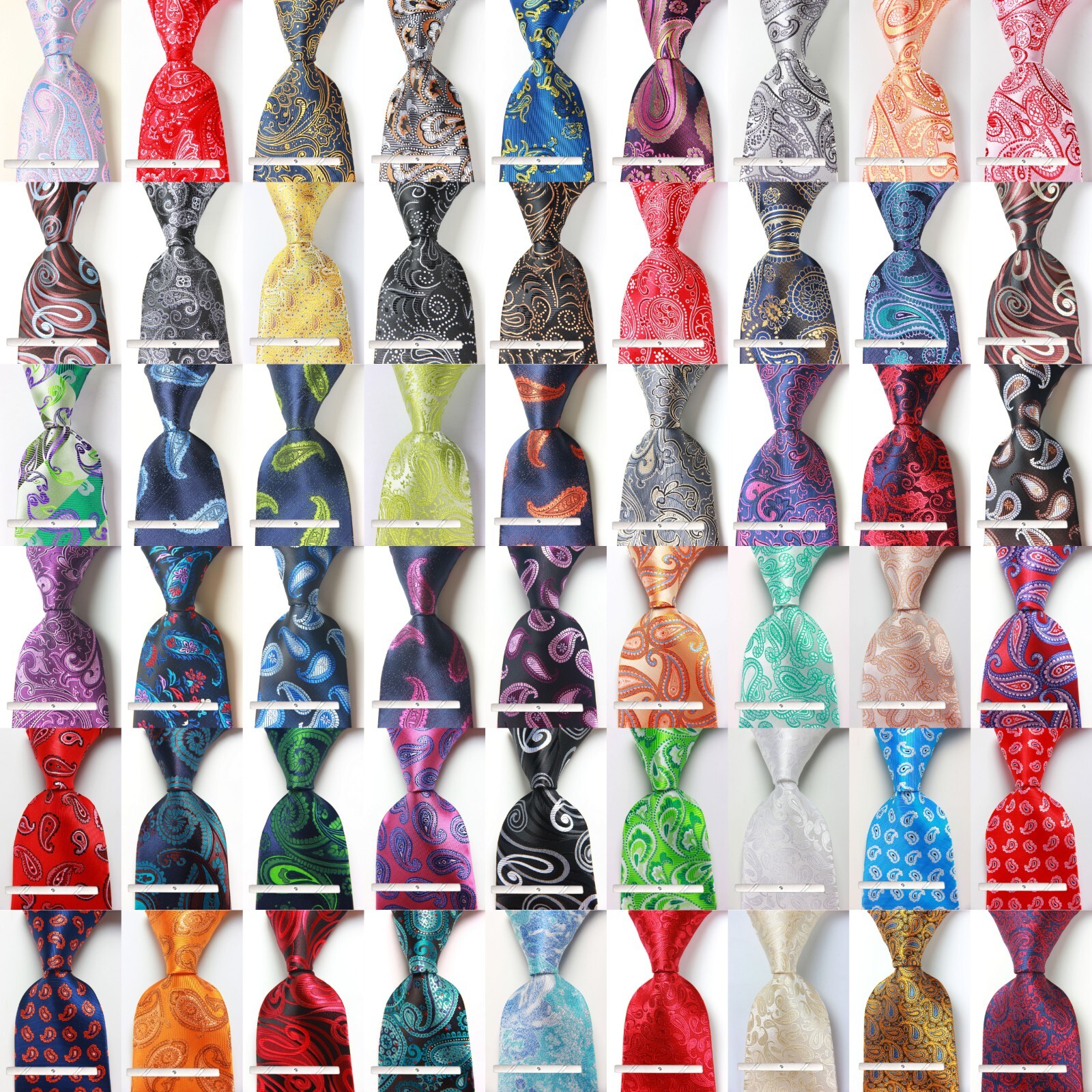 New Classic Tie Paisley JACQUARD WOVEN 100% Silk Men’s Necktie Tie