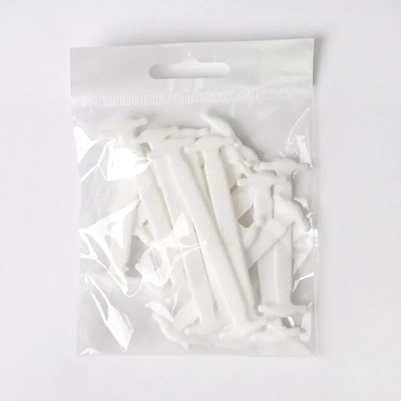 16/12PCS Silicone No Tie Shoelaces Elastic Stretch Shoe Laces for Kids Adults