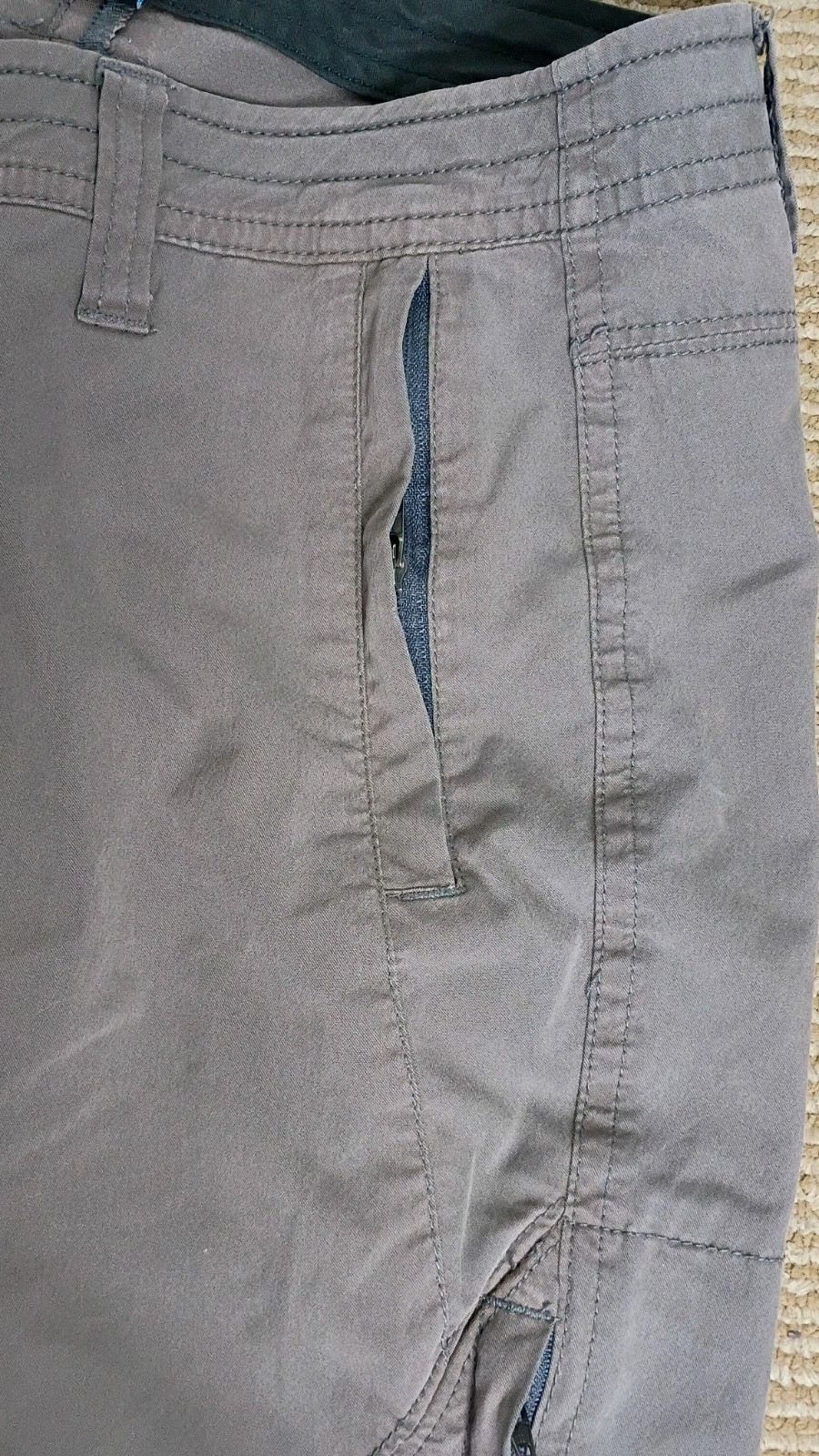Kuhl Hiking Pants Womens 10 Spire Roll Up Outdoors Active Stretch Pockets