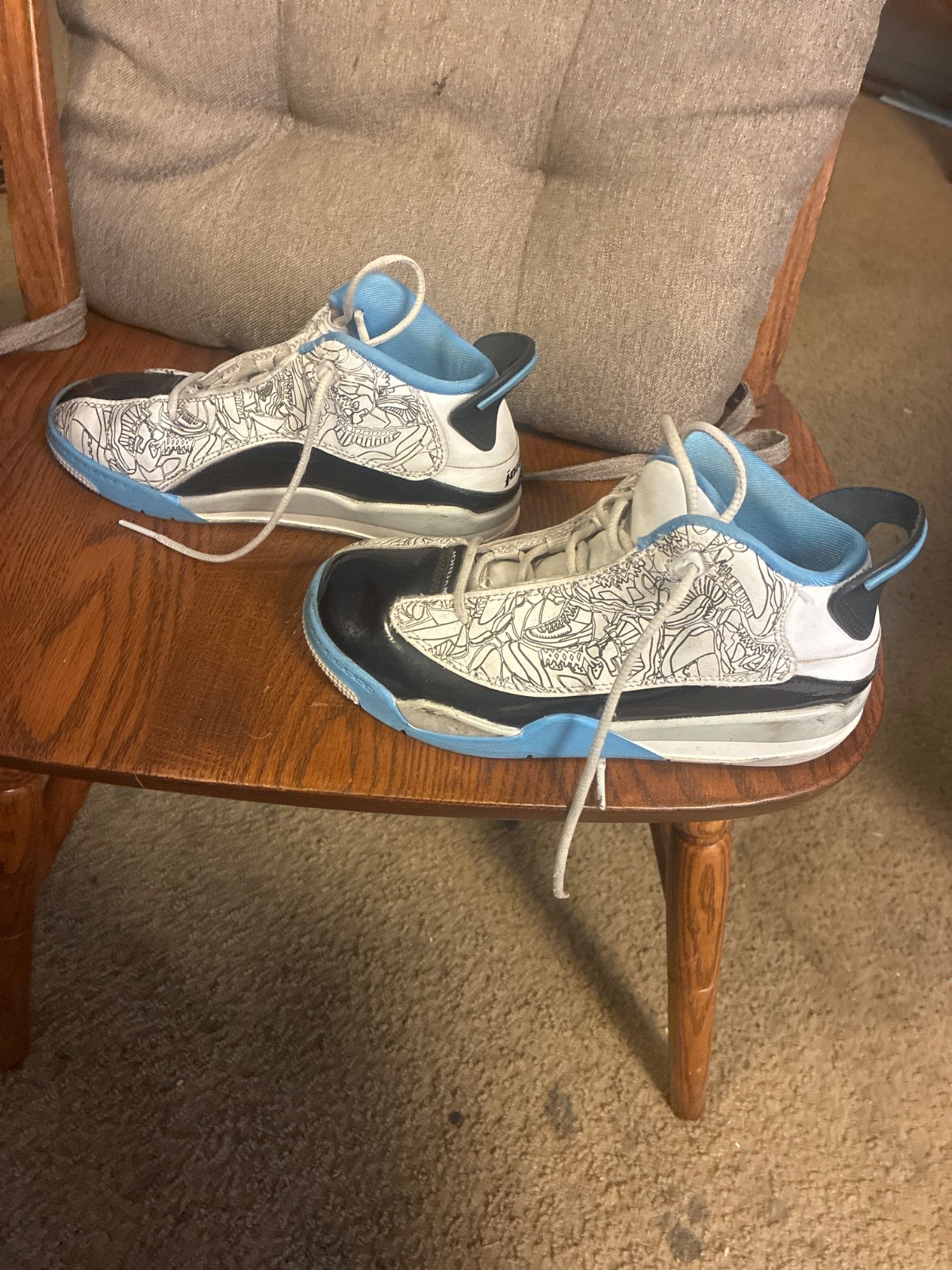 Nike air jordans dub zero sz1Y shoes