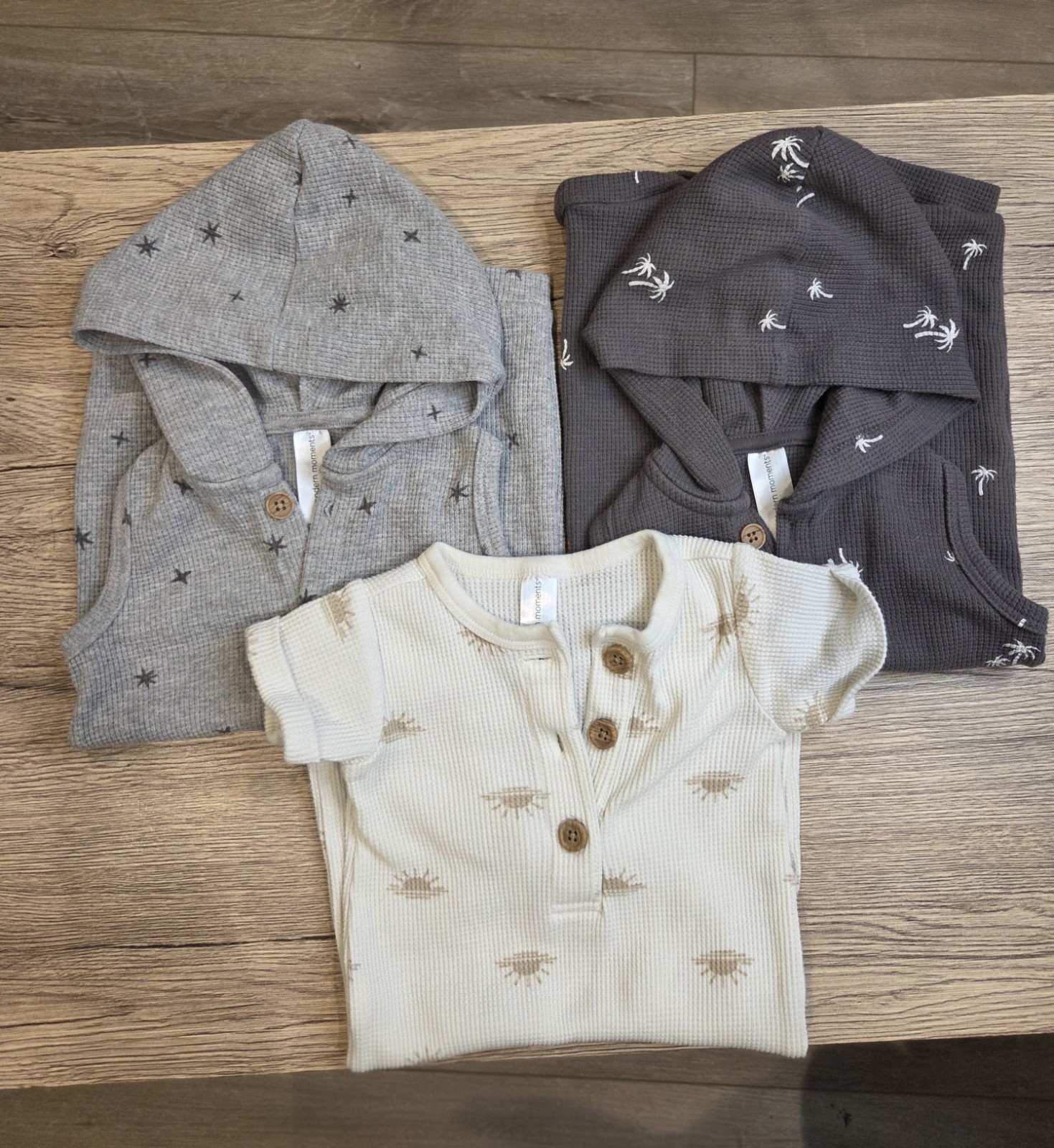 Gerber Modern Moments 6 Month 3 Pack Outfit Unisex Baby Boy Girl