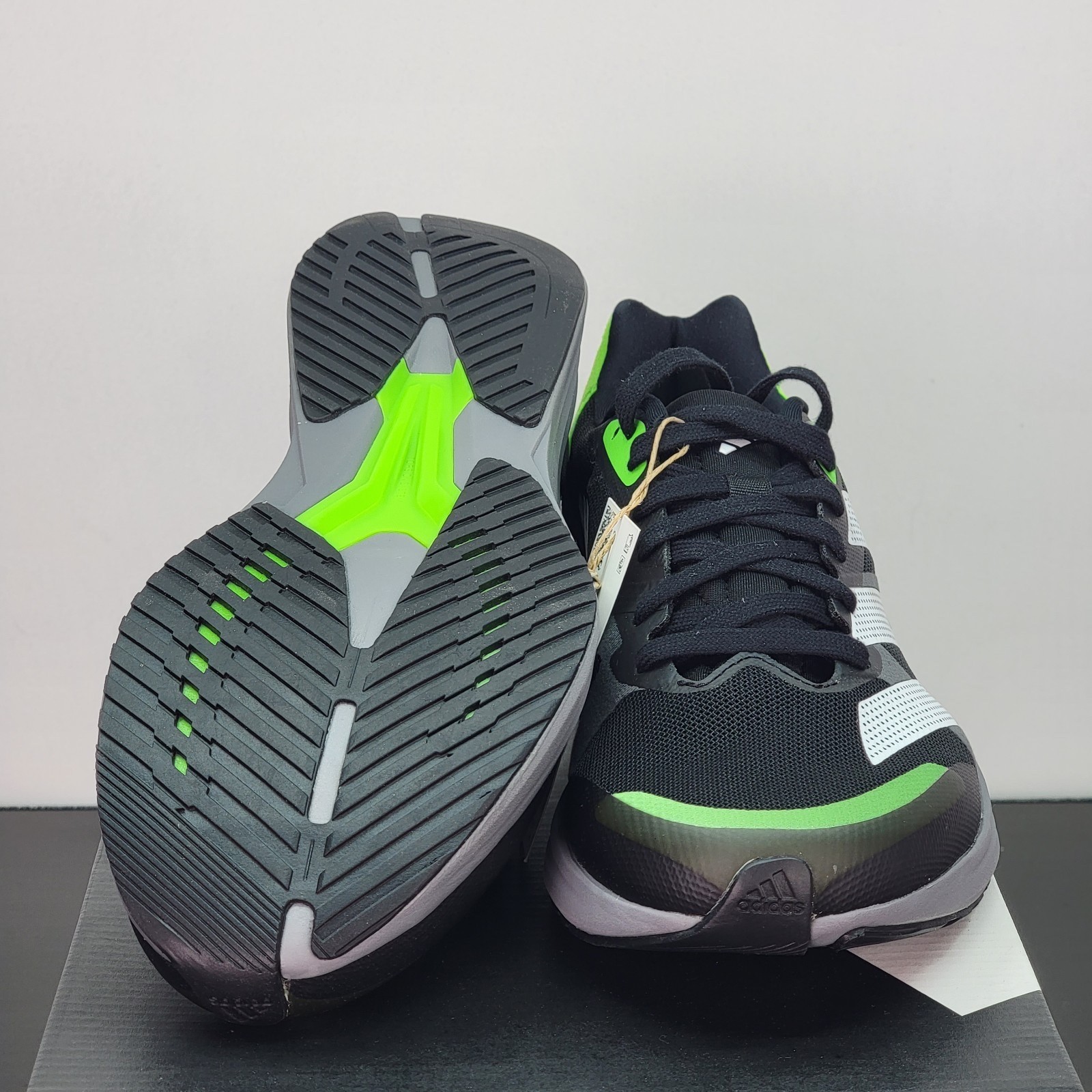 Adidas Adizero RC 4 Men’s Sneakers Black Green Running Ultra GX6660