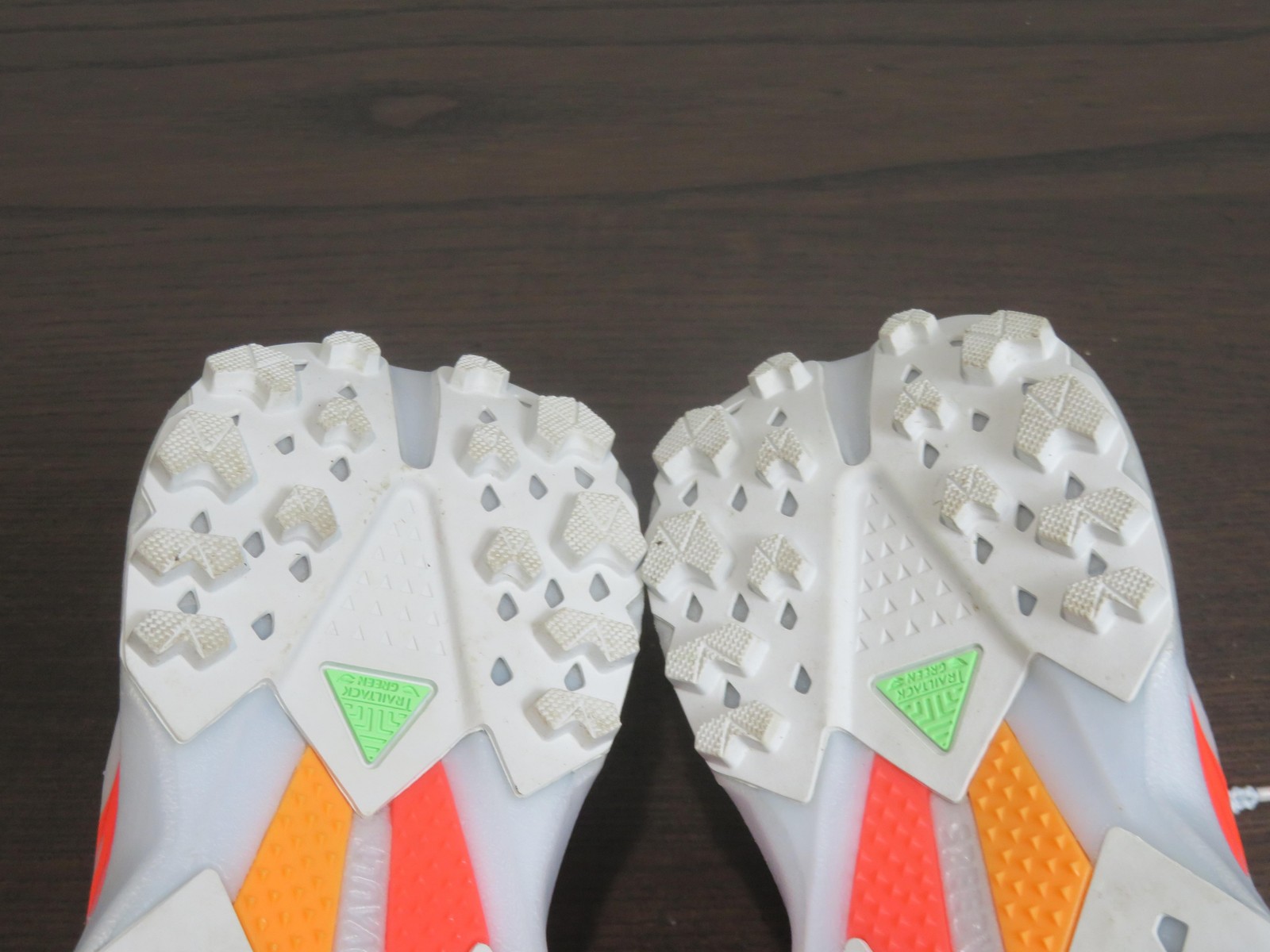 Brooks Catamount Agil Shoes Mens Size 7 White Orange Trail Running 1000451D488