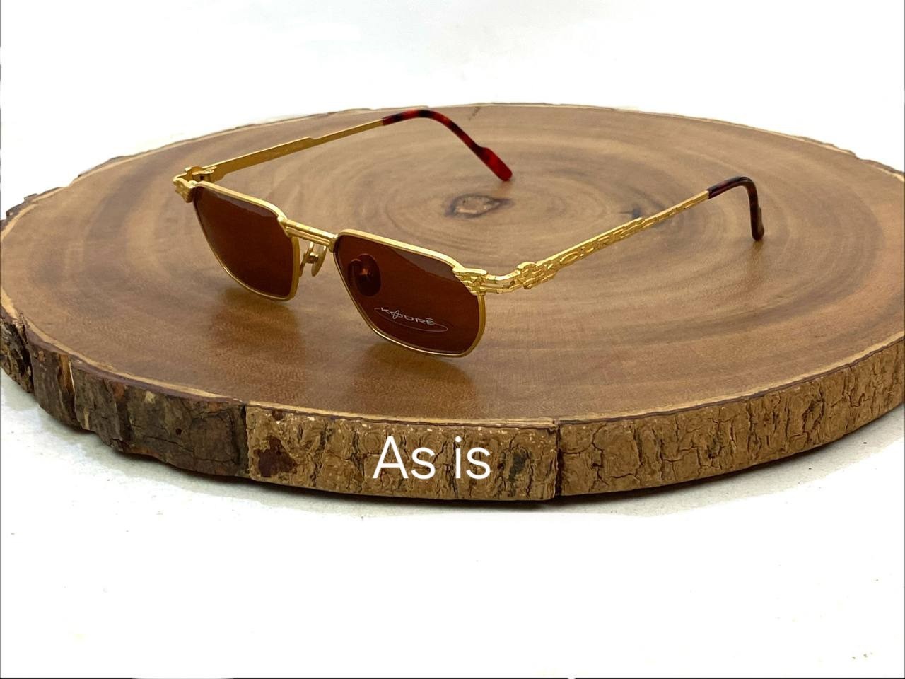 Koure Sunglasses Eyeglasses FRAME ONLY KR 8125 Gold 49 17 142 mm NO LENSES As is