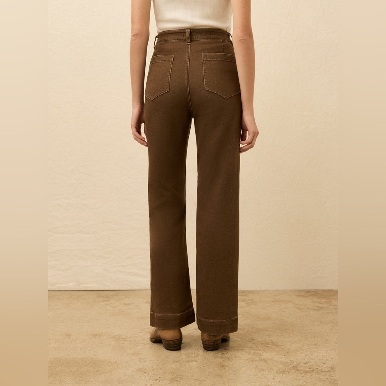 Faherty Stretch Terry Patch Pocket Pant – Walnut Brown 26