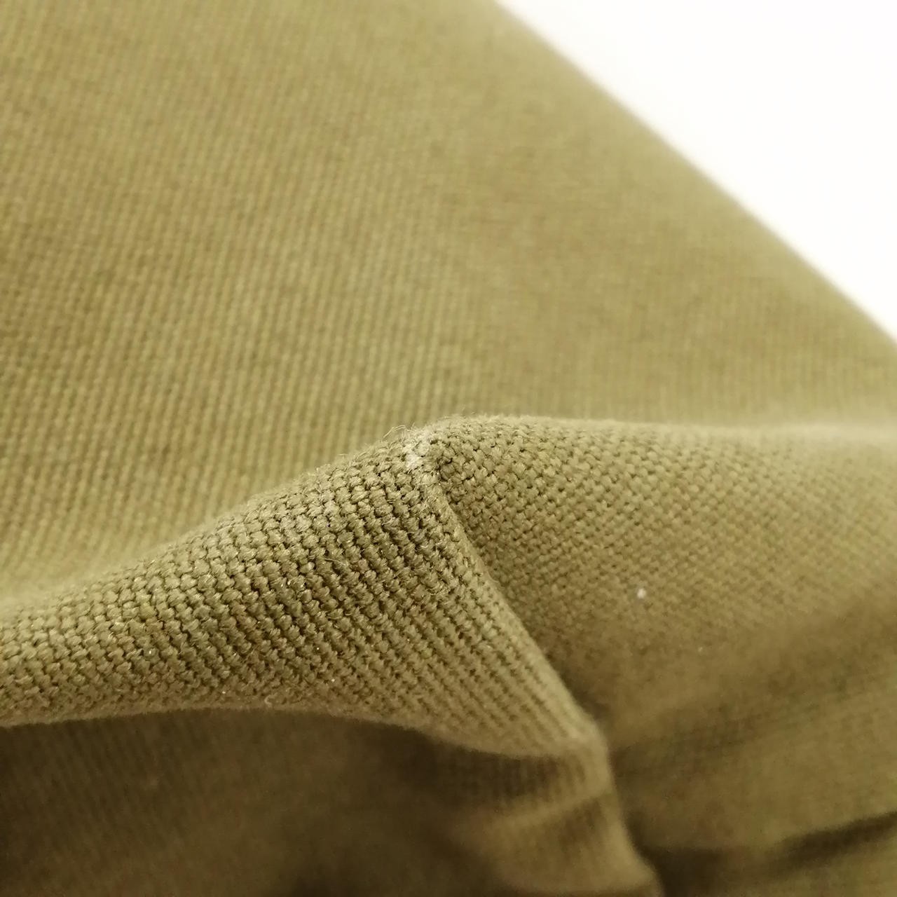 IL BISONTE Khaki Brown Pocket Canvas Tote Bag 10.6 inch