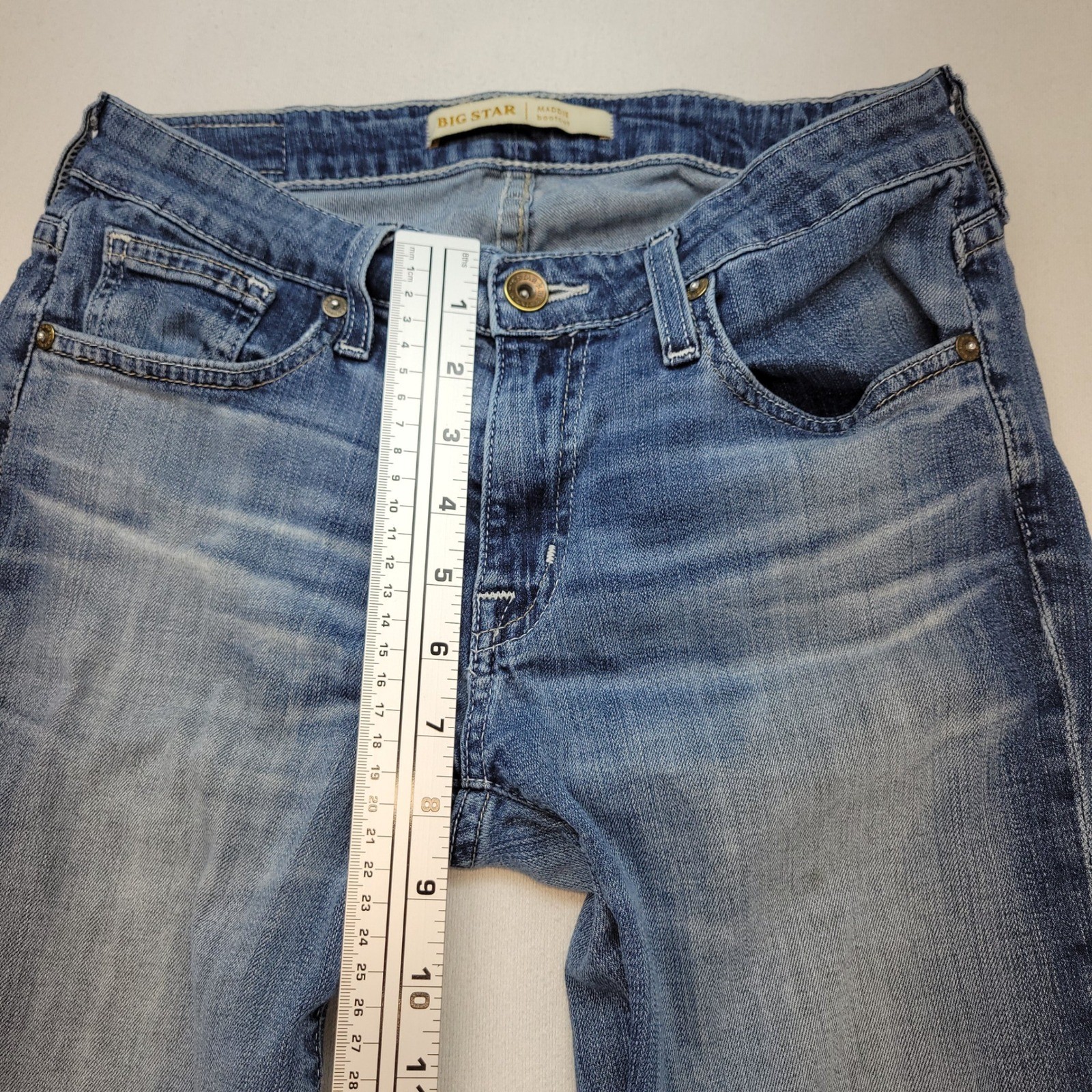 Big Star Maddie Bootcut Jeans Womens 26R Blue Denim Mid Rise Stretch