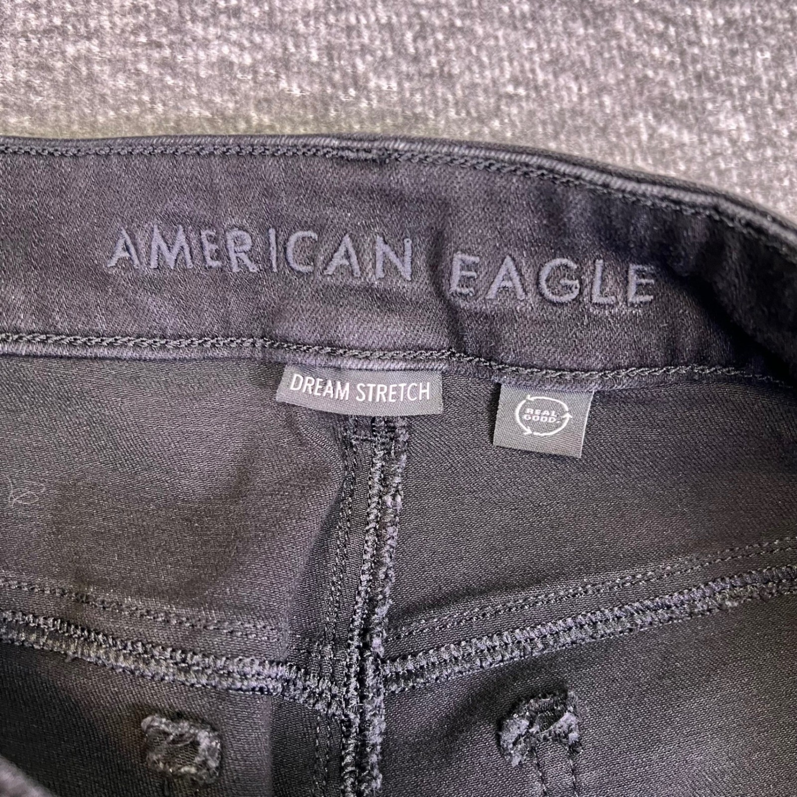 American Eagle Jeans Womens 12 W32 Grunge High-Rise Jegging Skinny Dream Stretch
