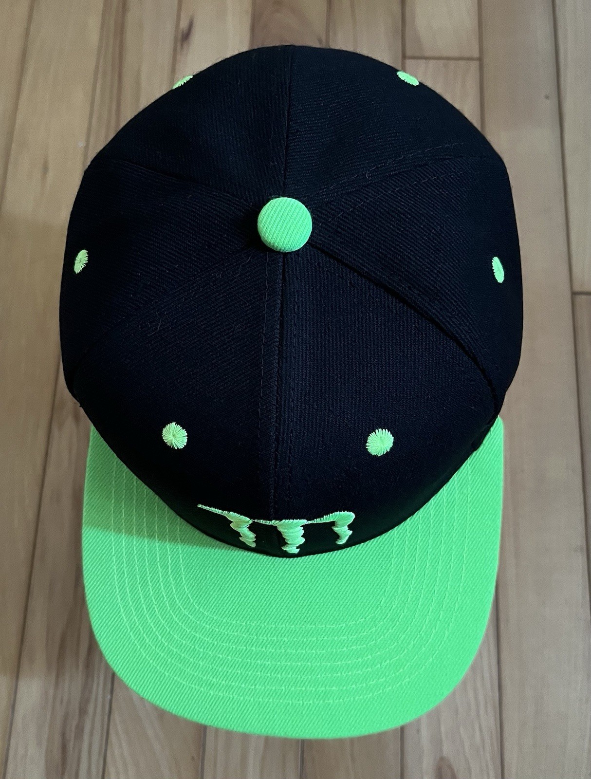 Monster Energy Drink Hat-Snapback. Adjustable Black.