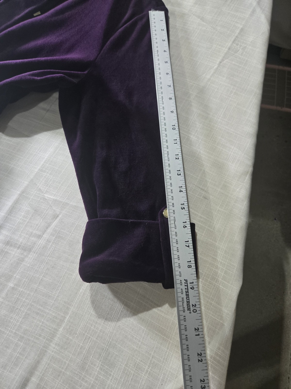 Charter Club Women’s Purple Drawstring Waist Lightweight Jacket – XL