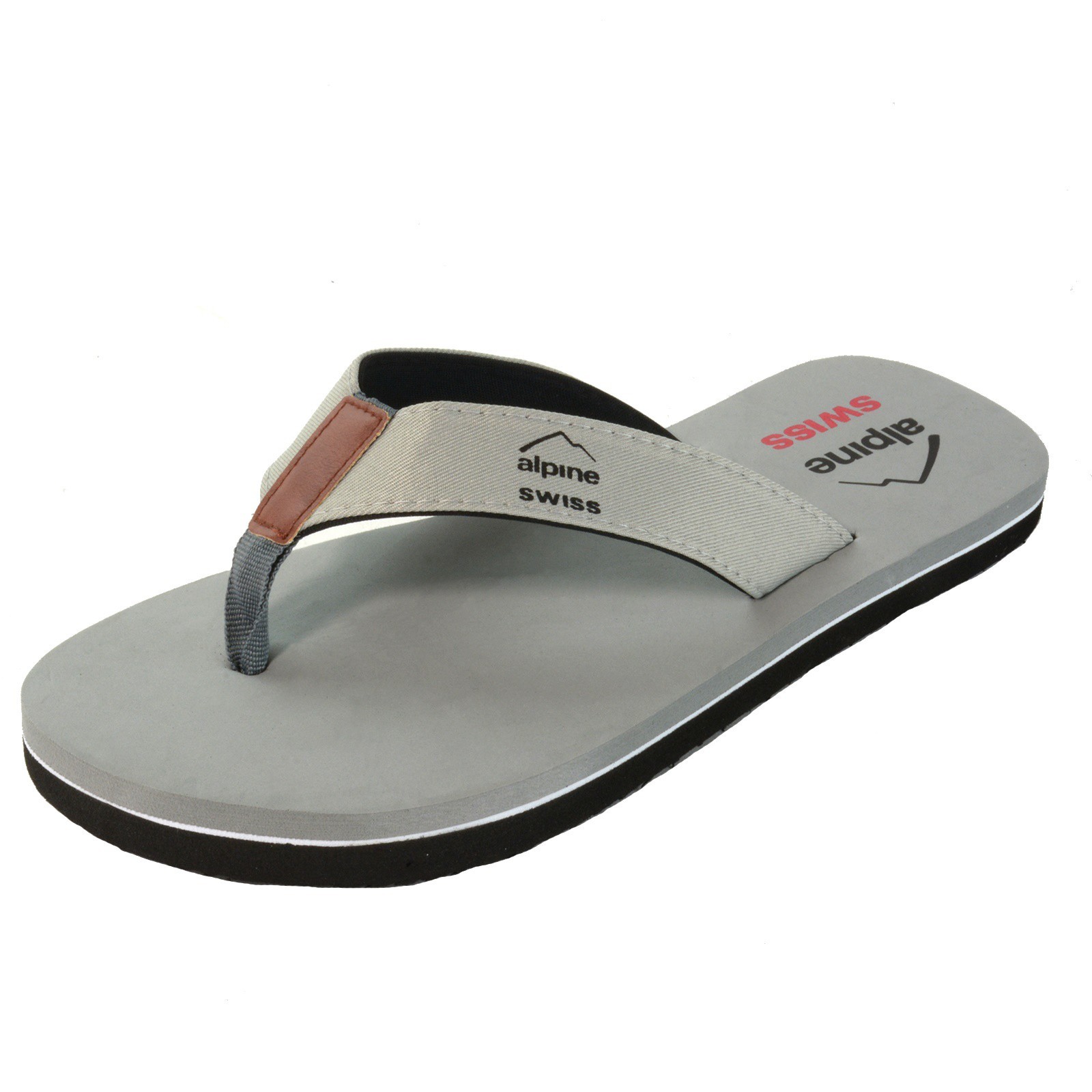 Alpine Swiss Mens Flip Flops Lightweight Thong Sandals Beach Slides EVA Sole