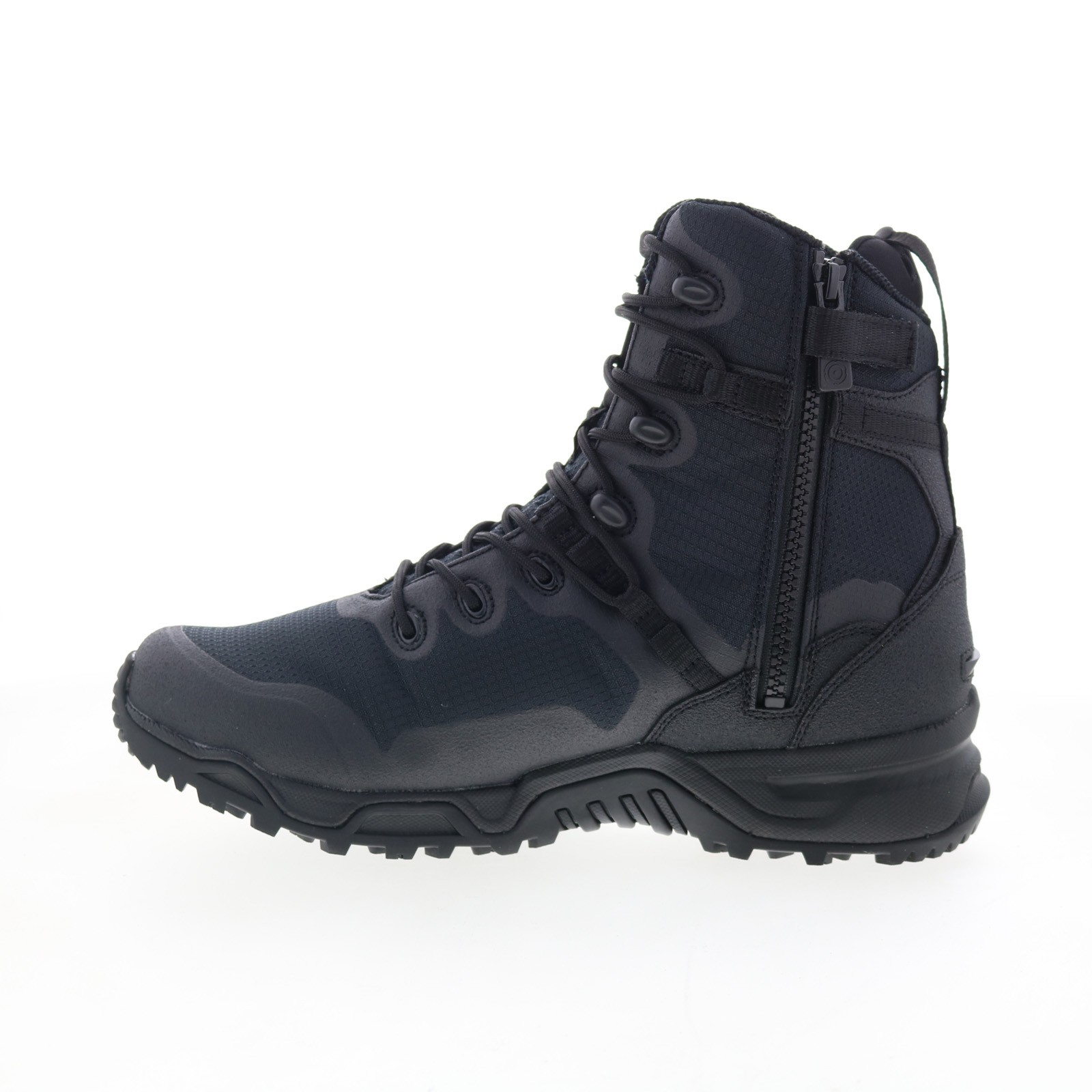 Original Swat Alpha Fury 8″ Side-Zip EN 177501 Mens Black Wide Tactical Boots