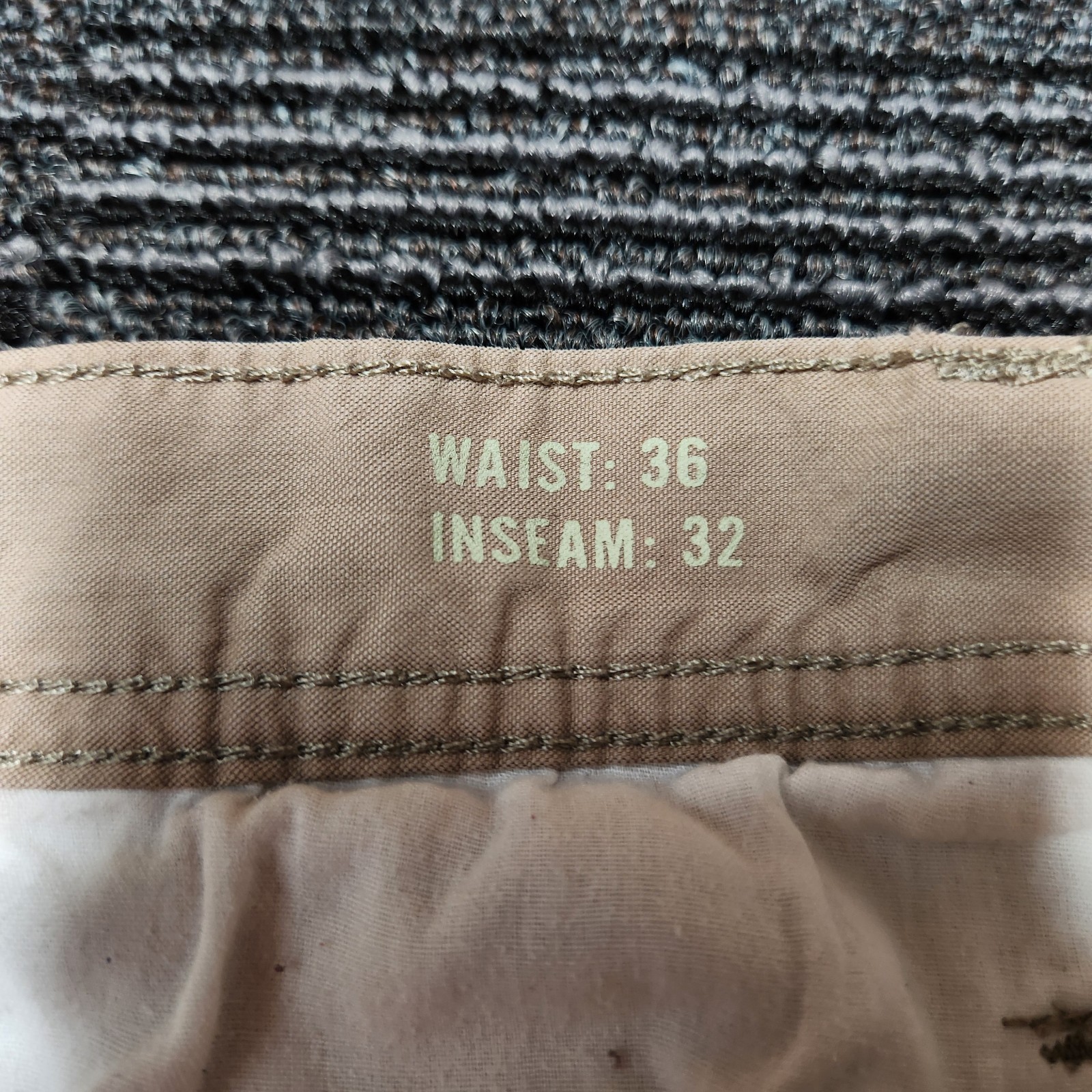 Sonoma Life + Style Convertible Cargo Hiking Pants Mens 36×32 Zip Off Khaki Tan