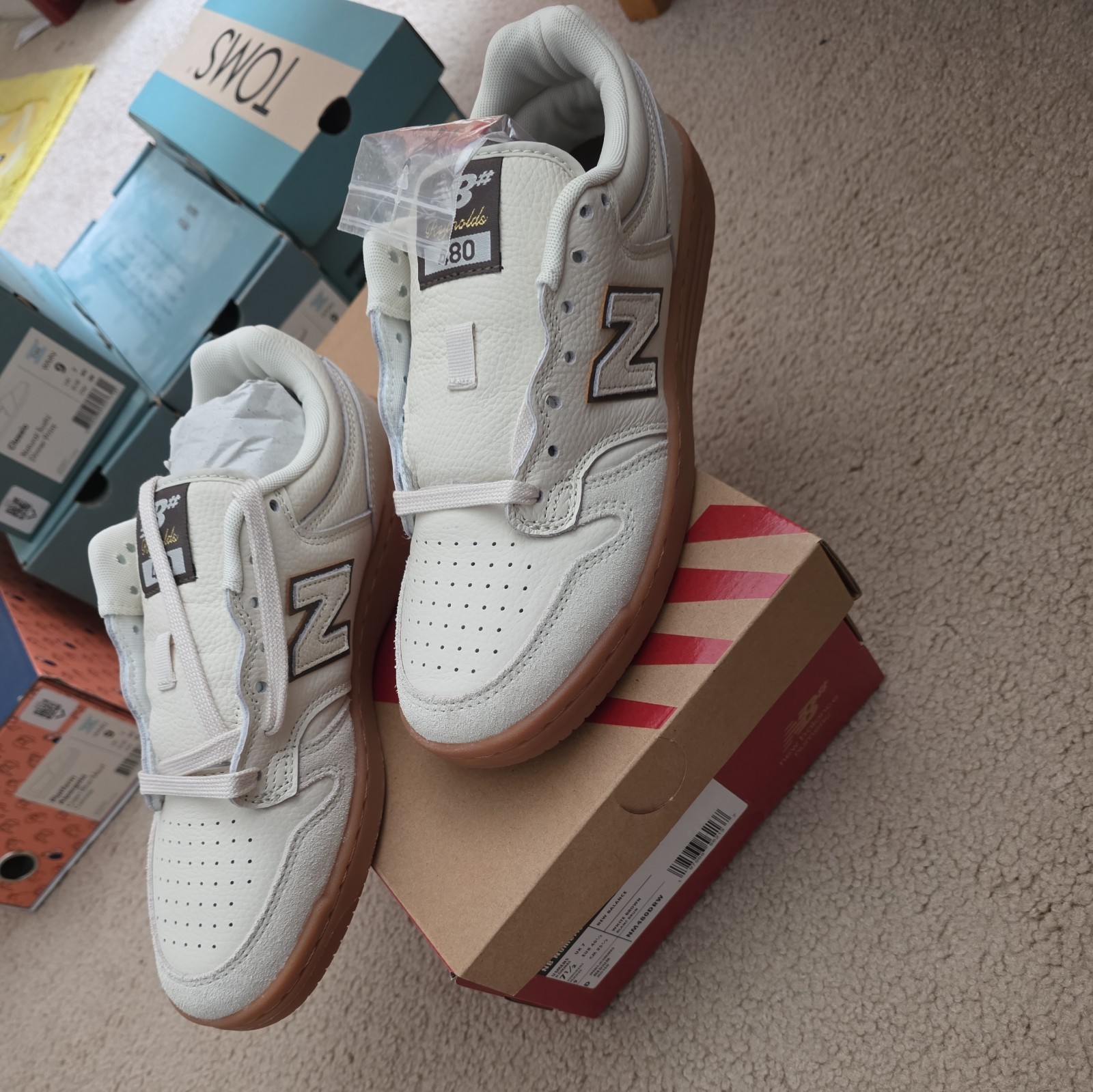 New Balance Numeric 480 Andrew Reynolds | Mens Size 7.5 | Sea Salt Gum Brown 🔥