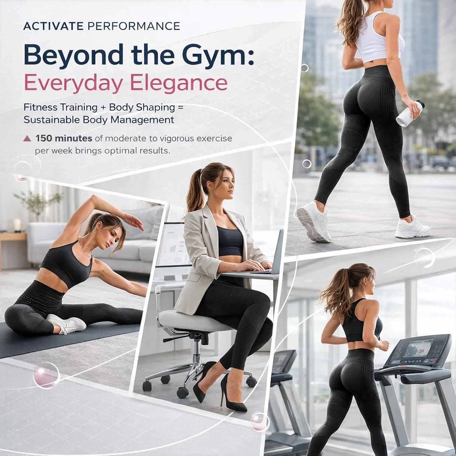 3D Anti Cellulite Leggings,High Waist 3D Metabolic Booster Leggings for Women