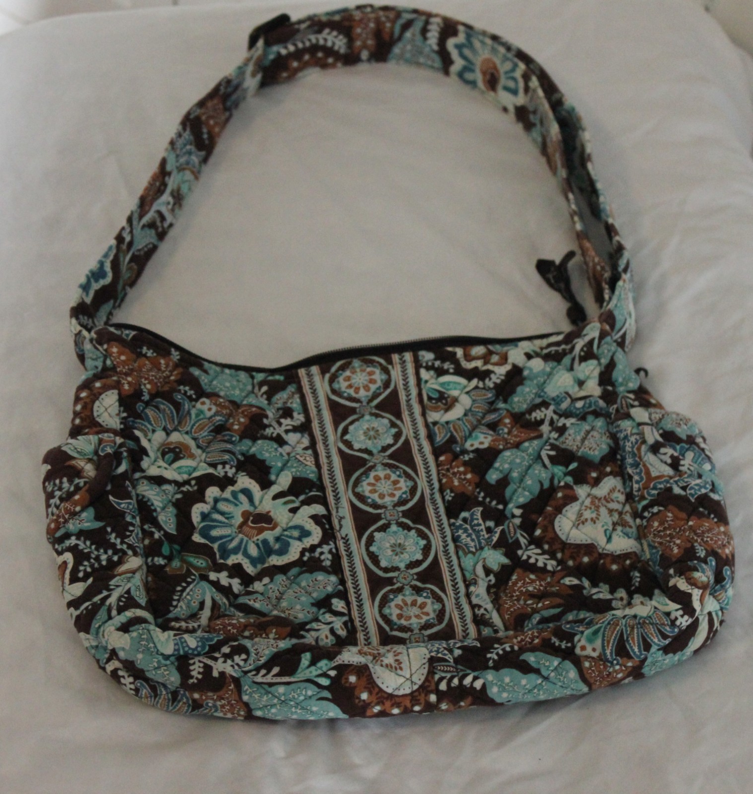 Vera Bradley Retired Java Blue Tote Bag