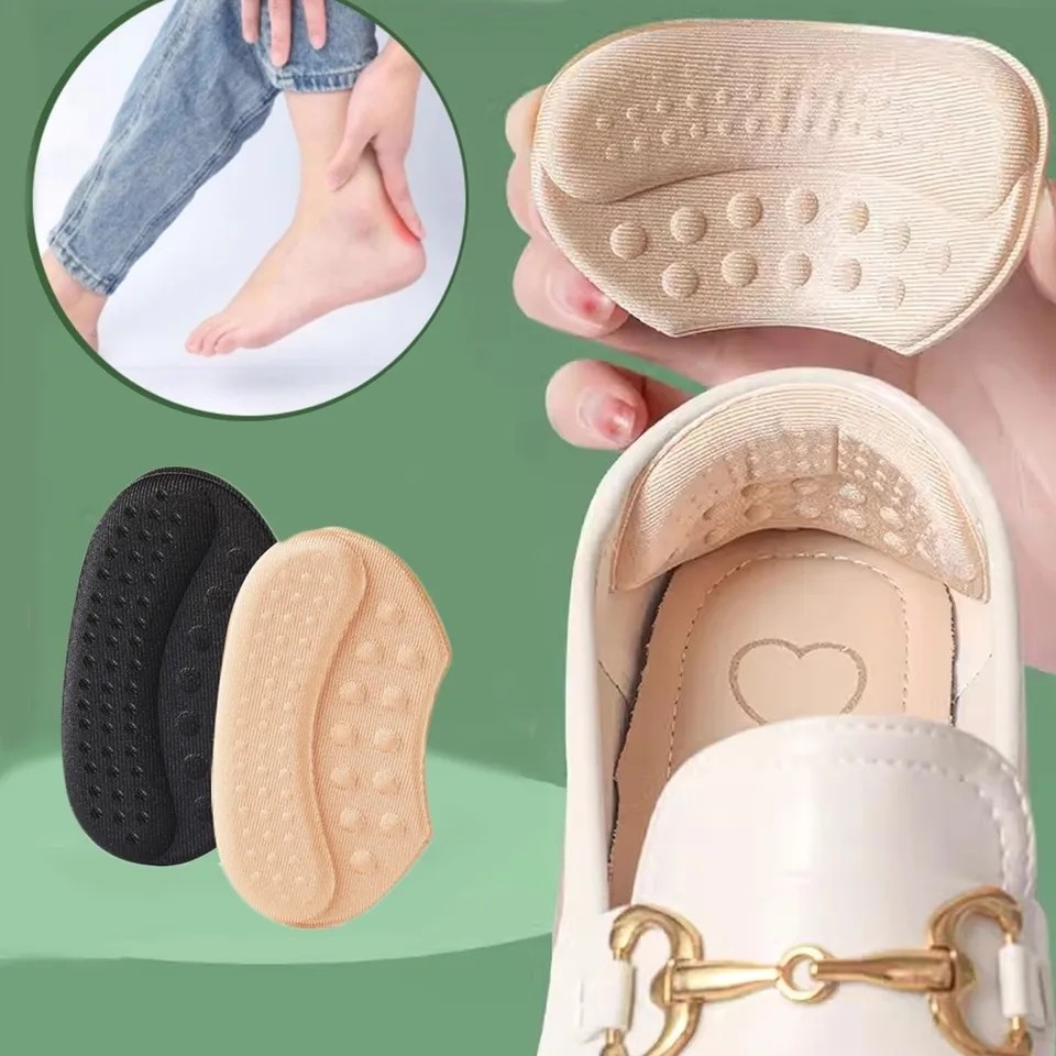 3Pairs Soft Fabric Shoe Pads Cushion Liner Grip Back Heel Inserts Insoles USA