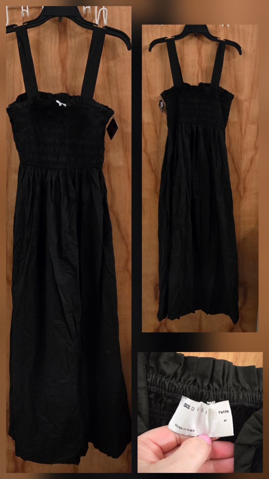 ASOS DESIGN BLACK MAXI DRESS