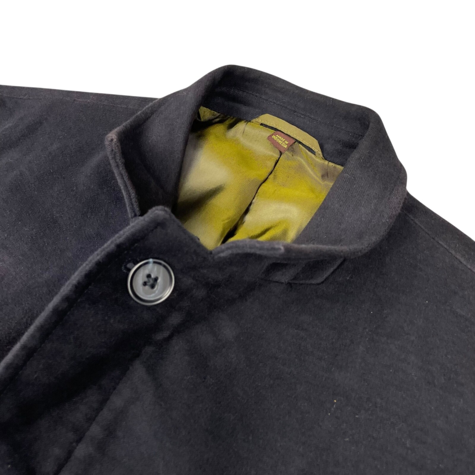 Kroon Men’s Cotton Zip Button Lined Hybrid Blazer Navy Blue • 42R