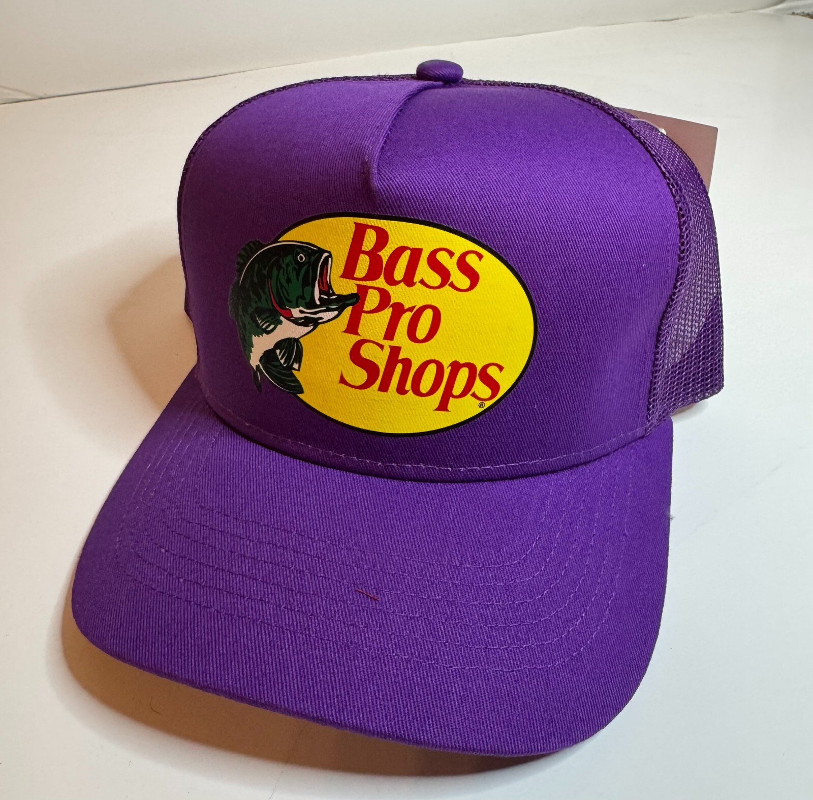 Bass Pro Shops Mesh Hat Cap Adjustable Snapback Trucker Fishing Baseball Outdoor