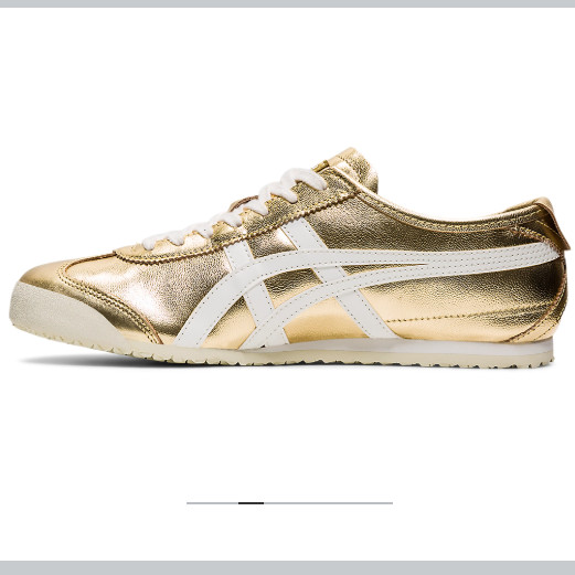 Onitsuka Tiger Mexico 66 GOLD WHITE 1183B566 201 Sneakers From JAPAN NNT