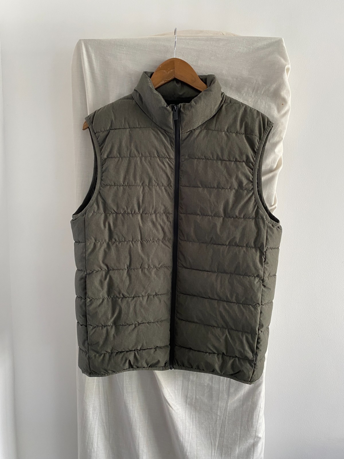 ANIMAL Grey Full Zip Padded Gilet Size S