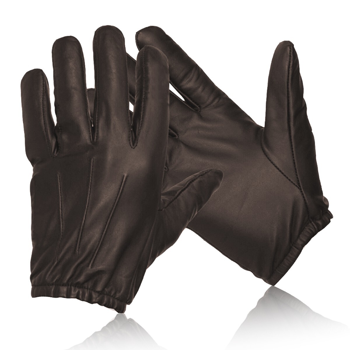 made with Kevlar Police Anti Slash Fire Resistant Leather Gloves Security SIA