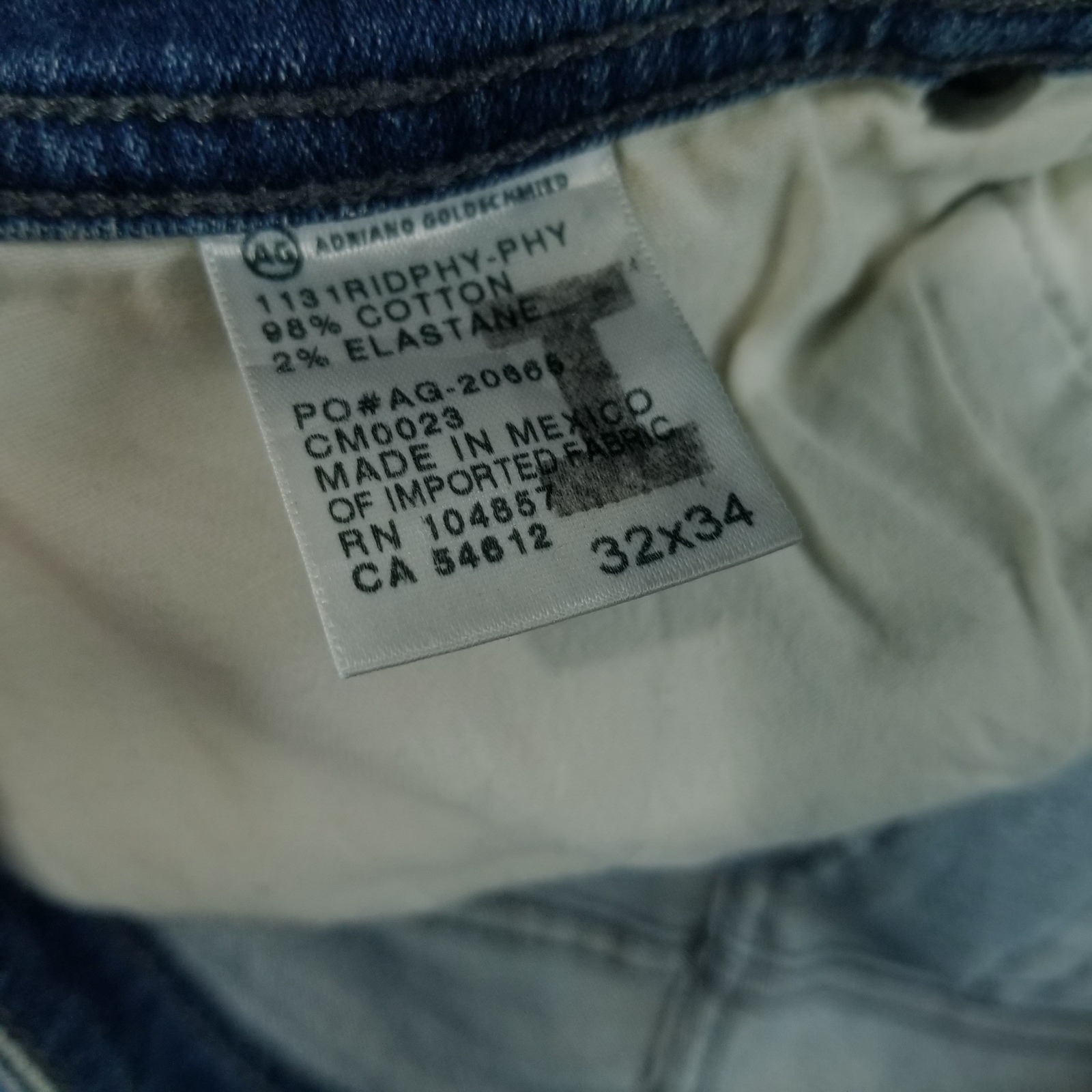 Adriano Goldschmeid Jeans Men’s Sz 32×34 VTG 98% Cotton Med Wash Normcore Nice