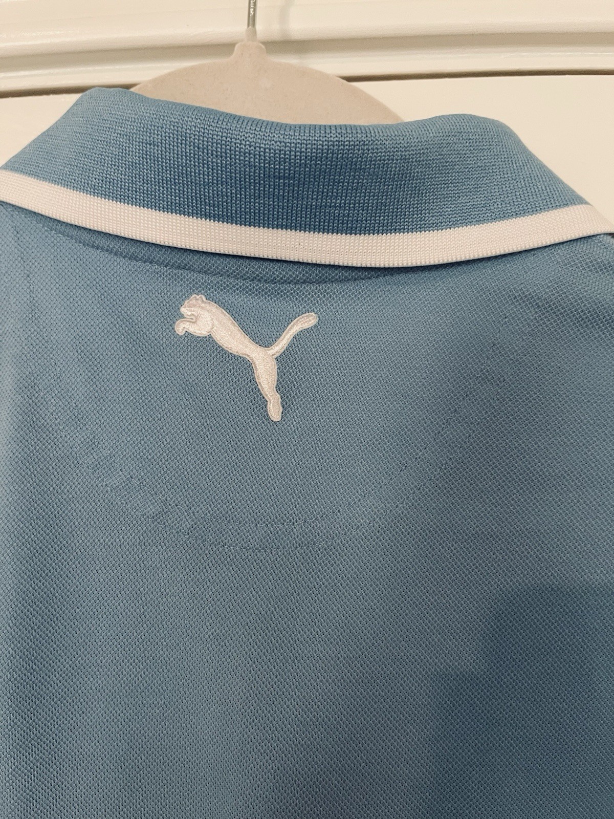 Arnold Palmer Men’s Golf X Puma Sky Blue Size Small Polo 100% Cotton