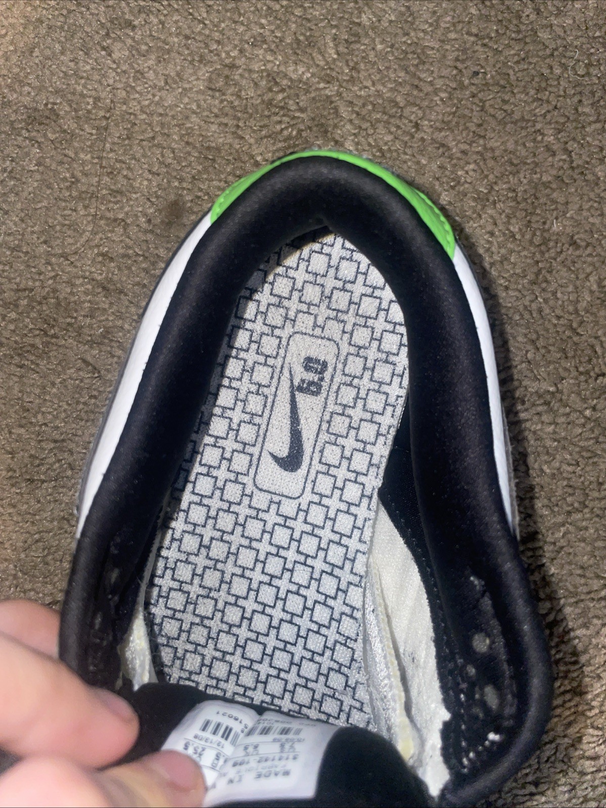 Nike 6.0 Two-Headed Mutant Dunk Metallic Silver Low Used Great Condition Size7.5
